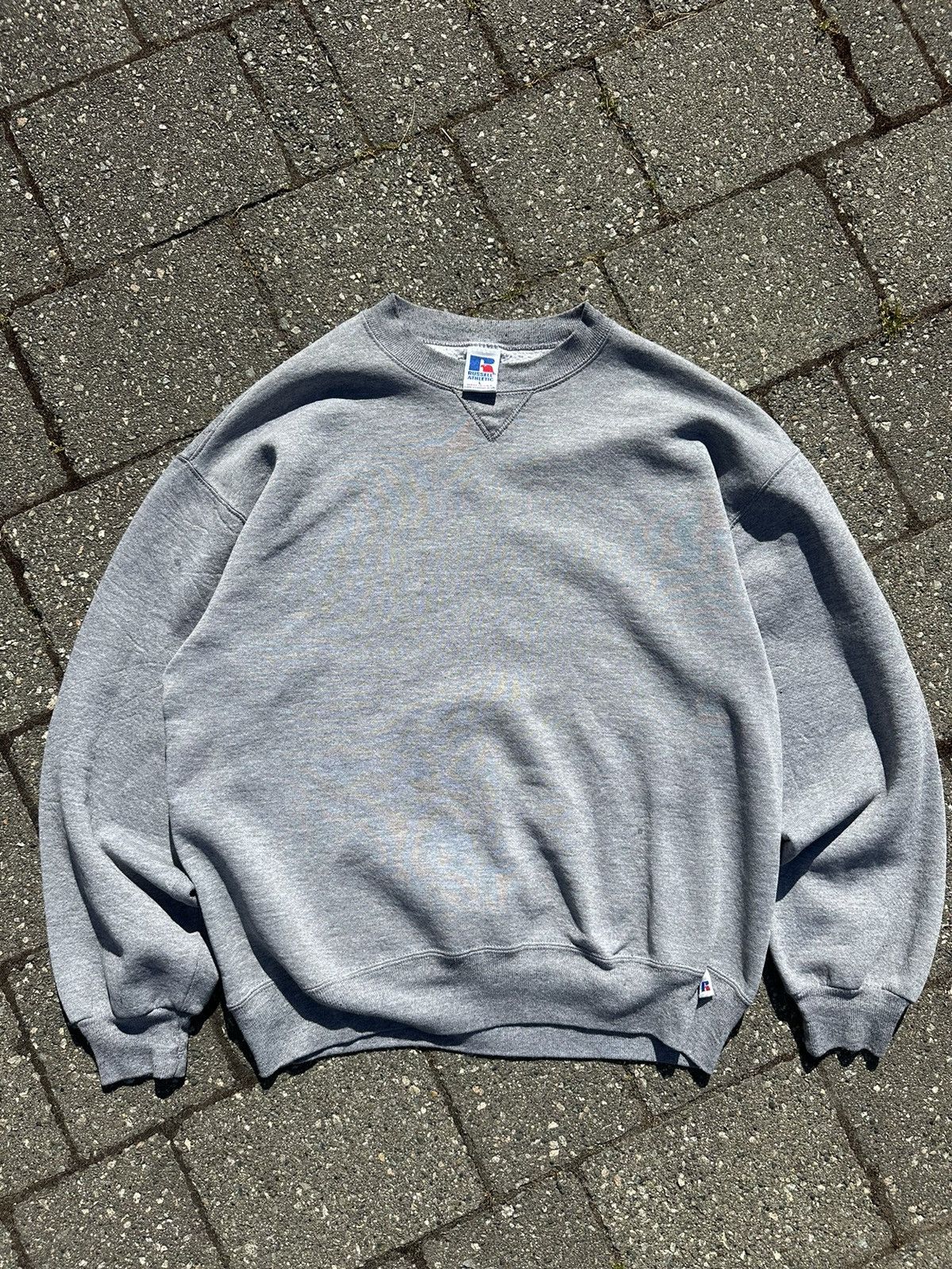Russell Athletic Grey Russell Sweatshirt Crewneck Size US L / EU 52-54 / 3 - 1 Thumbnail