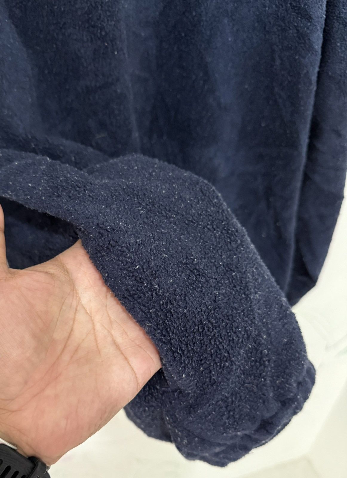 Polo Ralph Lauren Vintage Polo Ralph Lauren Dark Blue Fleece Half Zipper Shirt Size US M / EU 48-50 / 2 - 7 Thumbnail