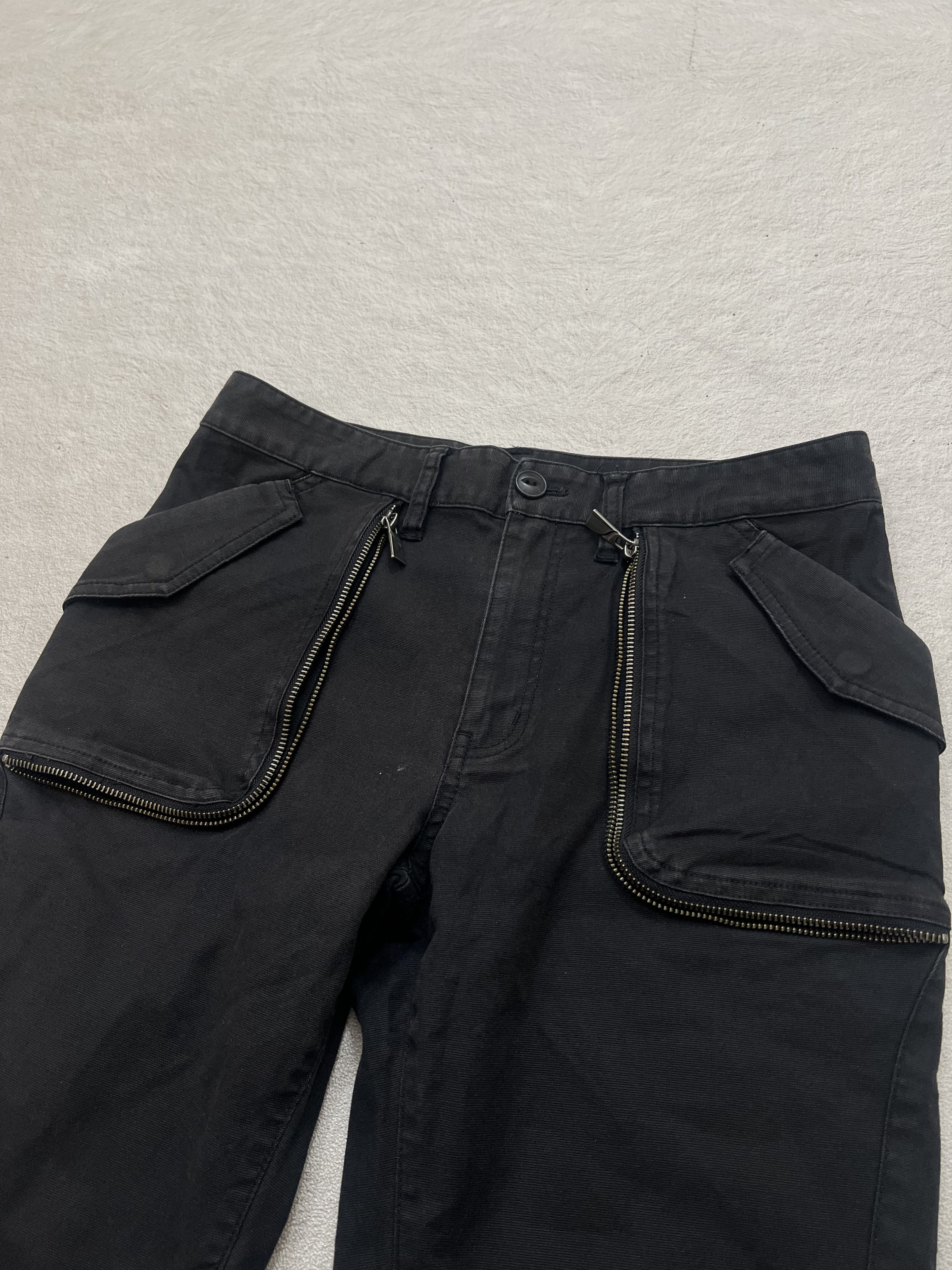 Katharine Hamnett London 2000s Hamnett London Flare Work Fatigue Ruched y2k Lgb Ifsix Size US 29 - 4 Thumbnail