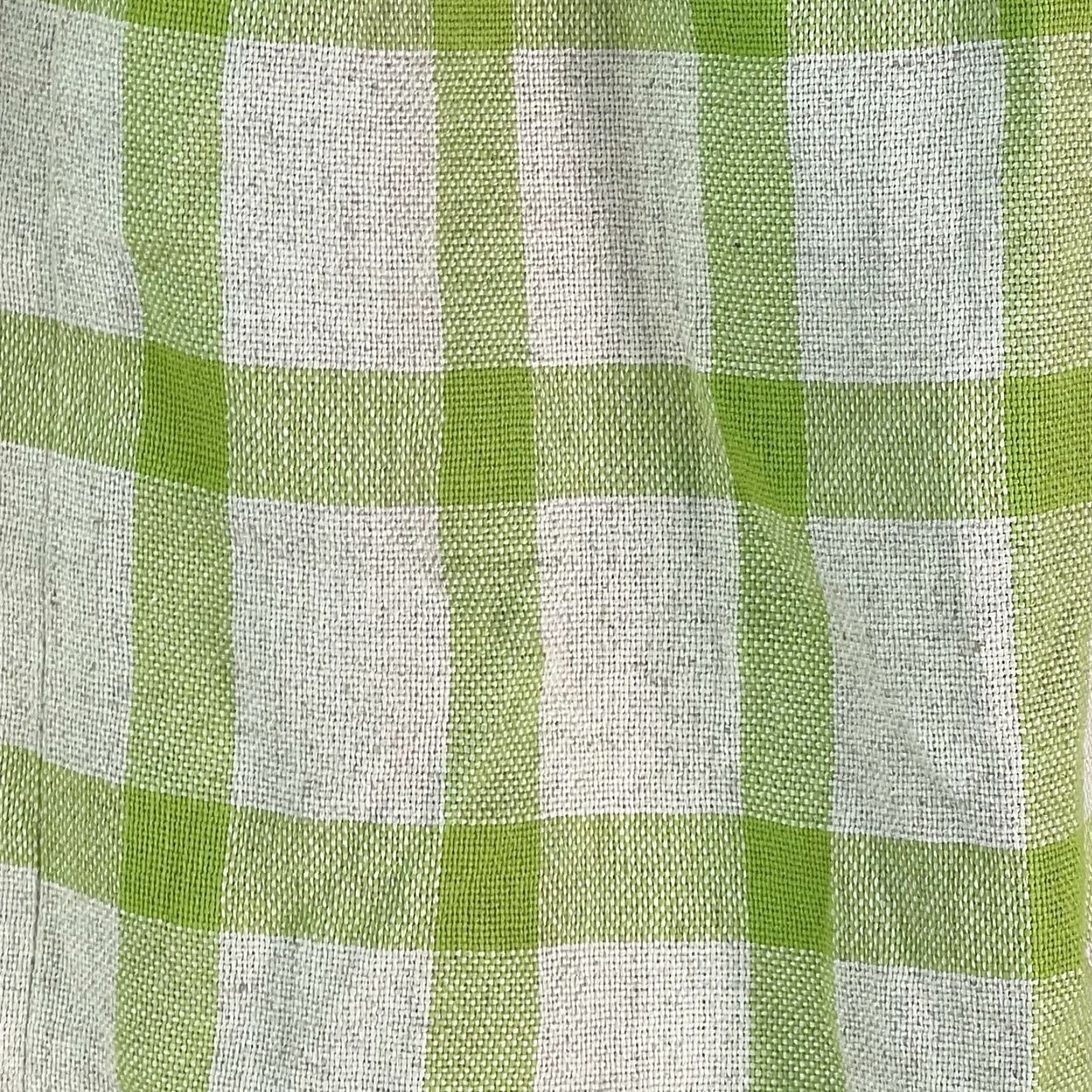 Vintage VINTAGE Women's Skirt Elastic Waist Pull On Plaid A-Line Knee Length 80s Green Size 10 Size 32" / US 10 / IT 46 - 5 Thumbnail