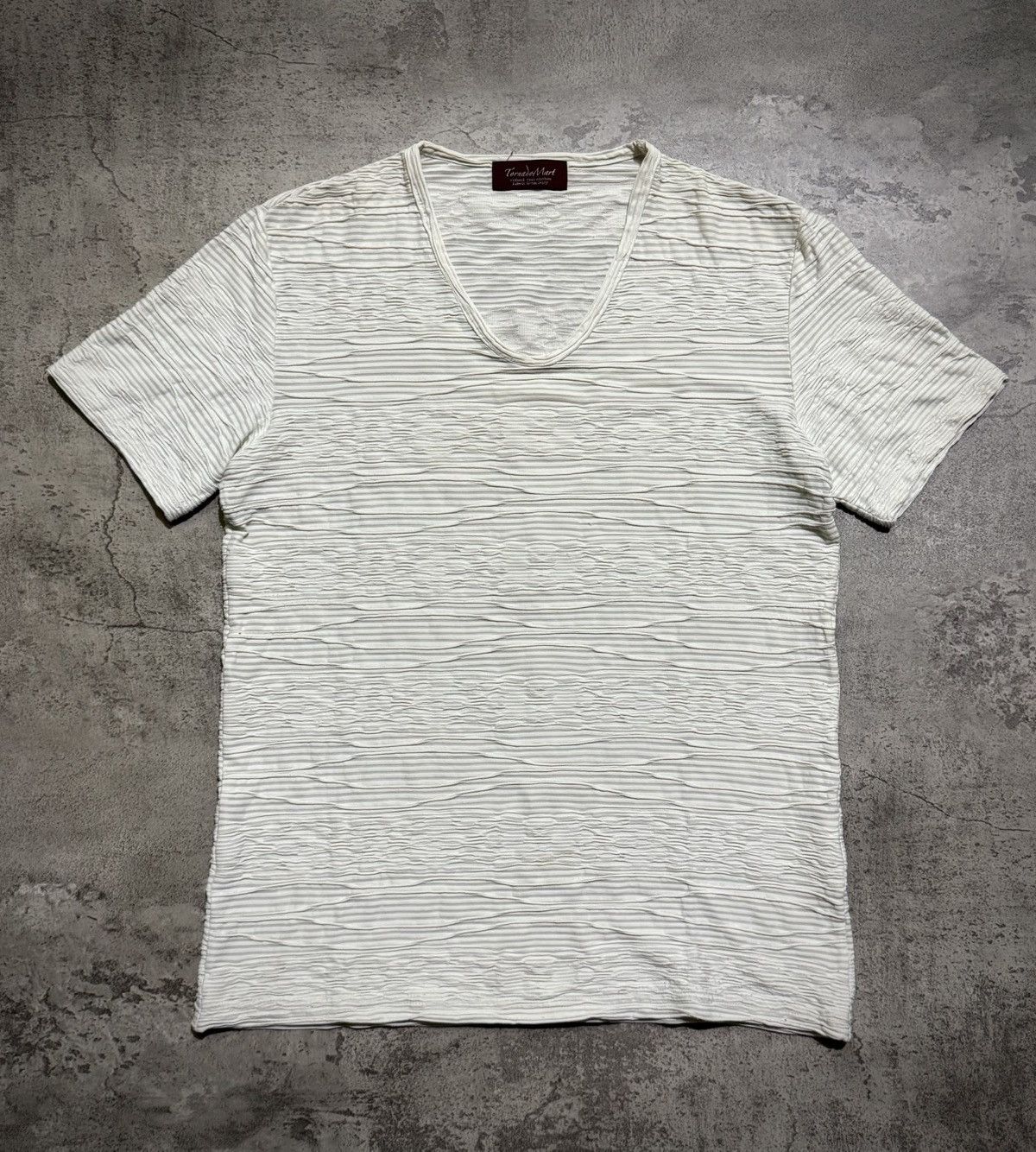 Tornado Mart 1990s TORNADO MART TEXTURED WEAVE IFSIXWASNINE TSHIRT Size US M / EU 48-50 / 2 - 1 Thumbnail