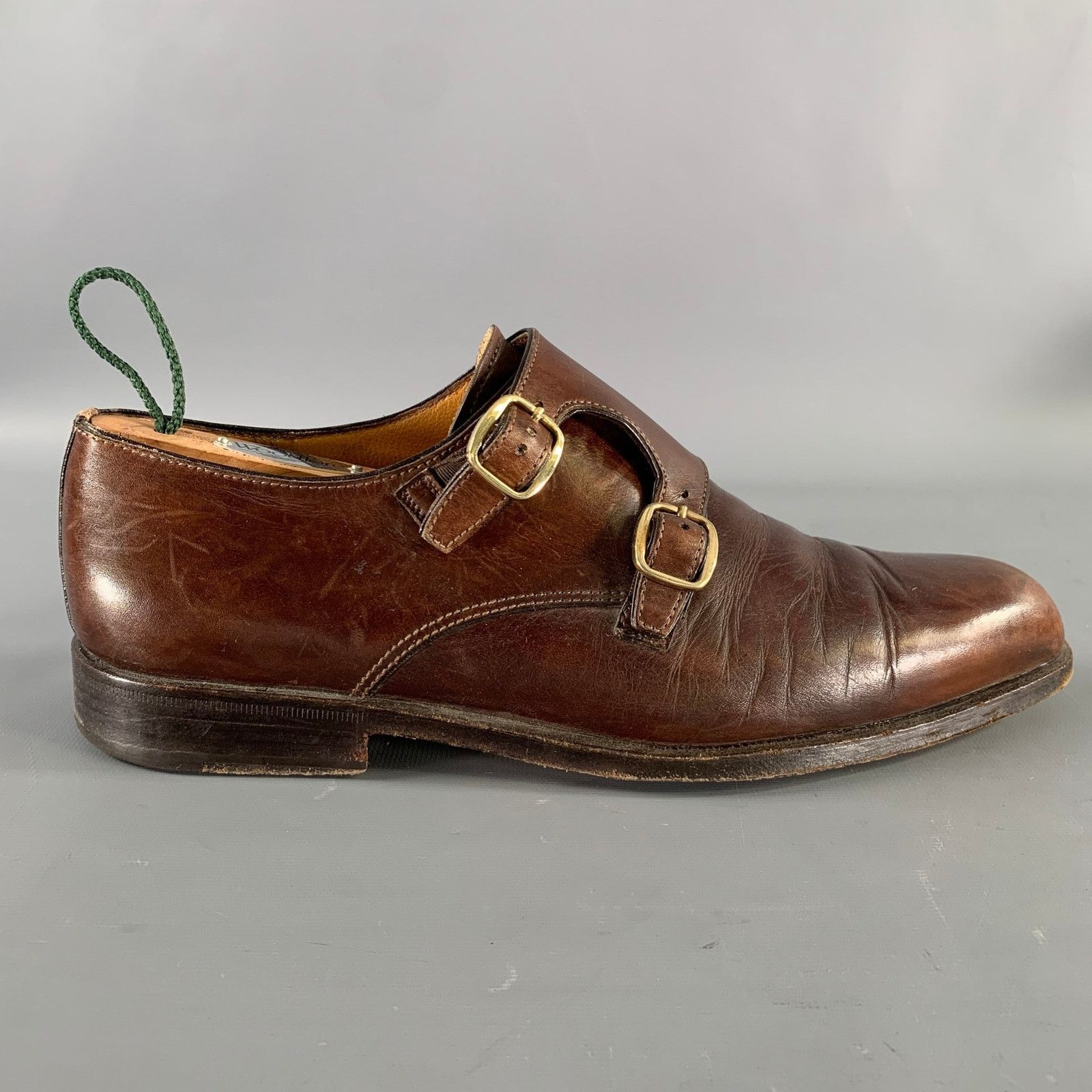 John Lobb JOHN LOBB Size 9 Brown Leather Monk Strap Loafers Size US 9 / EU 42 - 2 Thumbnail