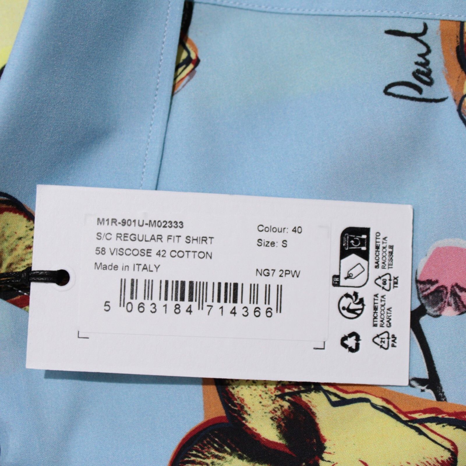 Paul Smith Paul Smith New with tags Shirt Size S US In Blue Size US S / EU 44-46 / 1 - 7 Thumbnail