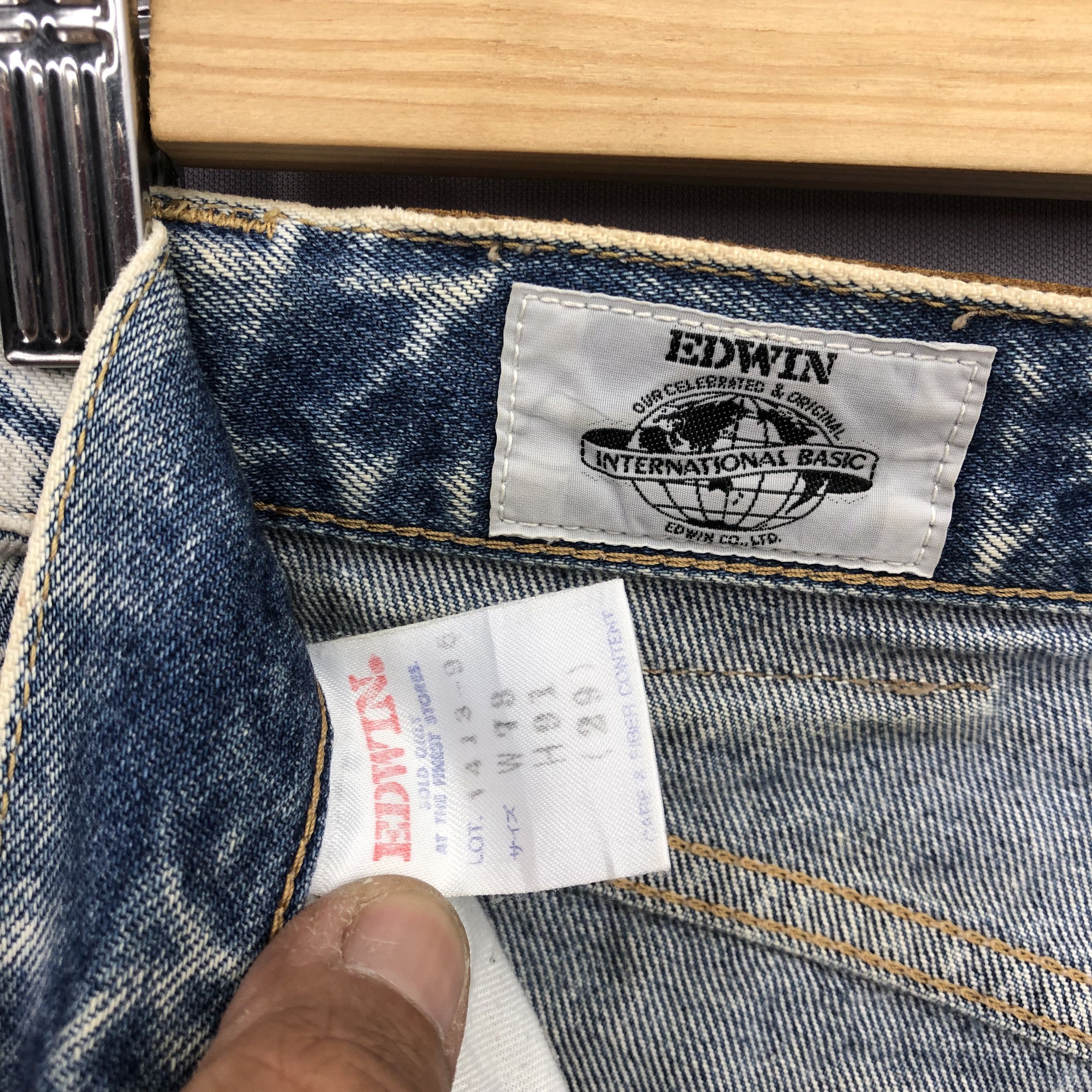 Edwin Vintage 90s Edwin Acid Wash Jeans Japanese Grunge Denim Size 26" / US 2 / IT 38 - 7 Thumbnail