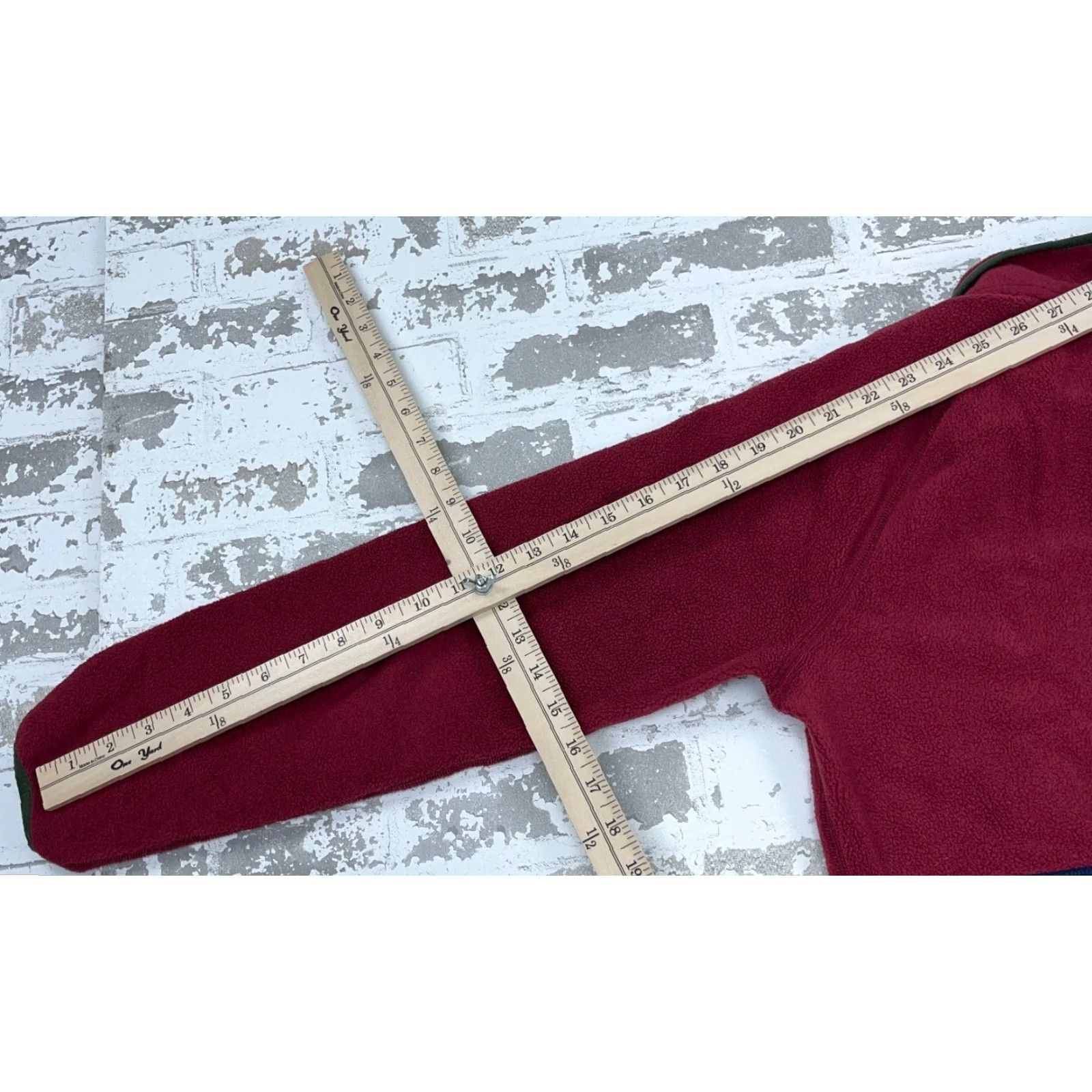 Vintage VINTAGE LL Bean Sweater Women Large Marron Blue Fleece Pullover Half Zip Jacket Regular Size L / US 10 / IT 46 - 7 Thumbnail