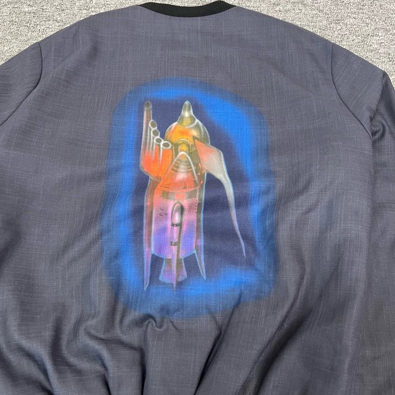 Loewe LOEWE size44 Rocket pattern print zipper baseball jacket Size US S / EU 44-46 / 1 - 6 Thumbnail