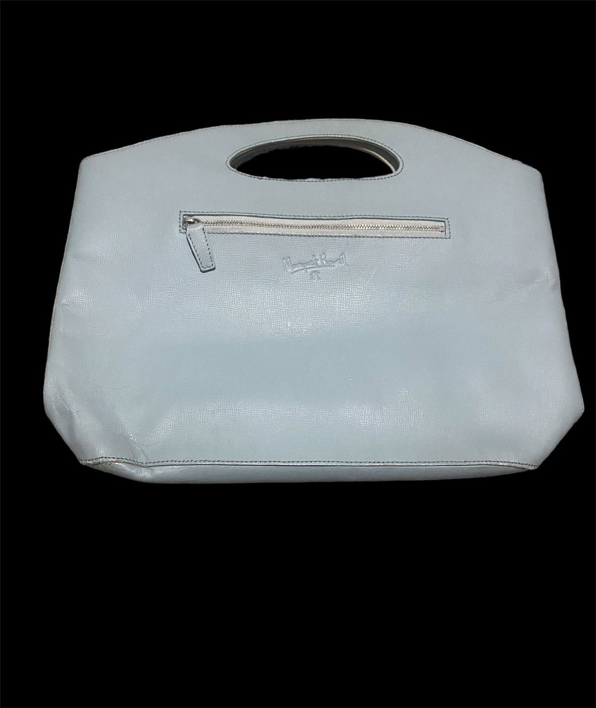 OG Margaret Howell Pocket Clutch Grab Handle Bag