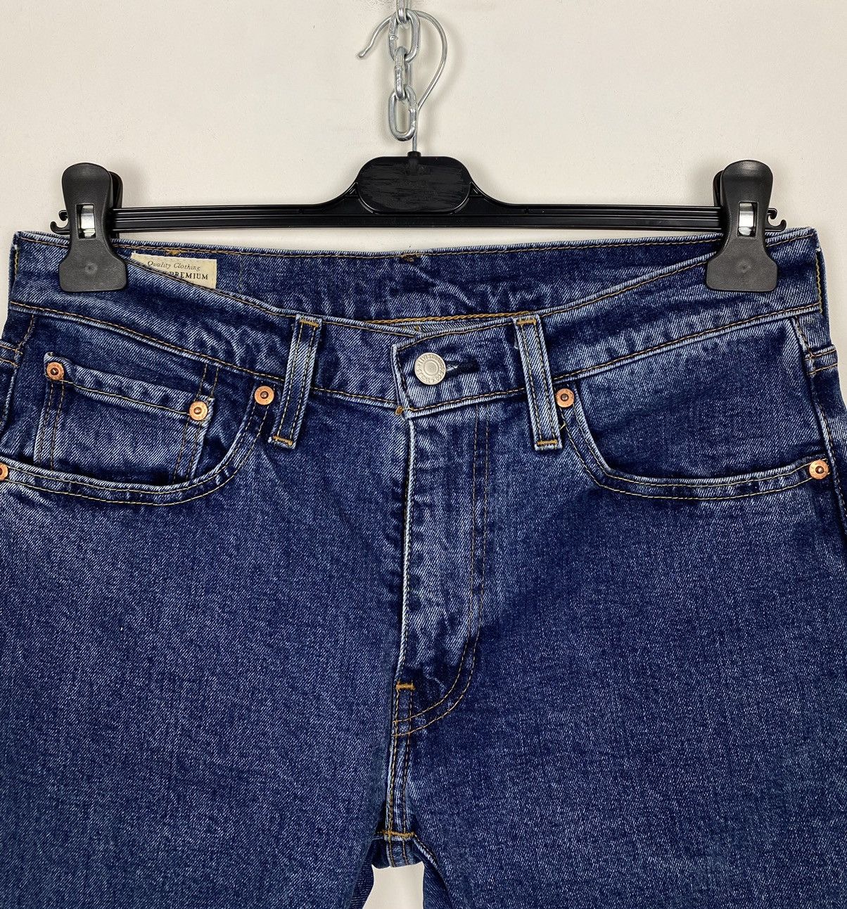 Levi's Levi’s Premium 502 W31 L30 Big E Denim Jeans Blue Size US 31 - 6 Thumbnail