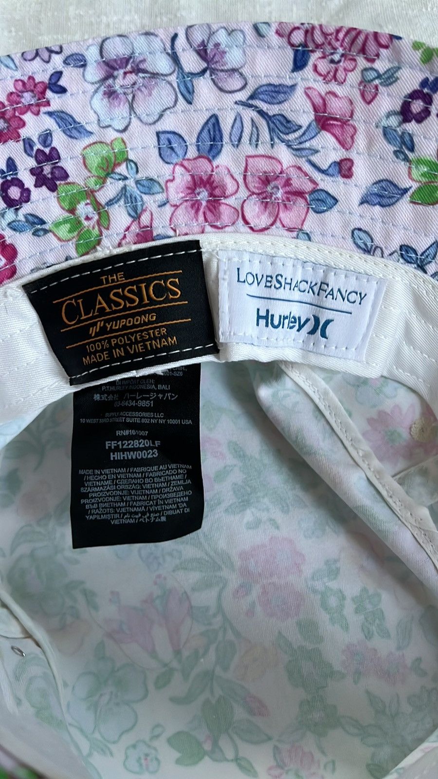 Hurley × LoveShackFancy NWT Loveshackfancy x Hurley bucket hat Size ONE SIZE - 3 Thumbnail