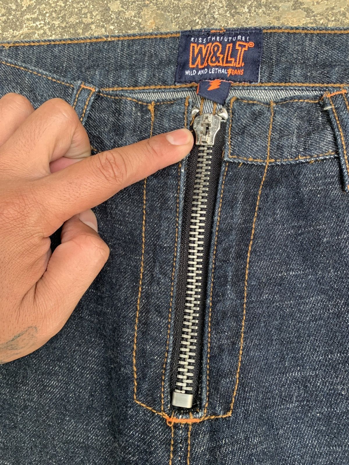 Designer × W&LT × Walter Van Beirendonck Walter van Beirendonck W&LT Snake Jeans Pants Size US 28 / EU 44 - 13 Thumbnail