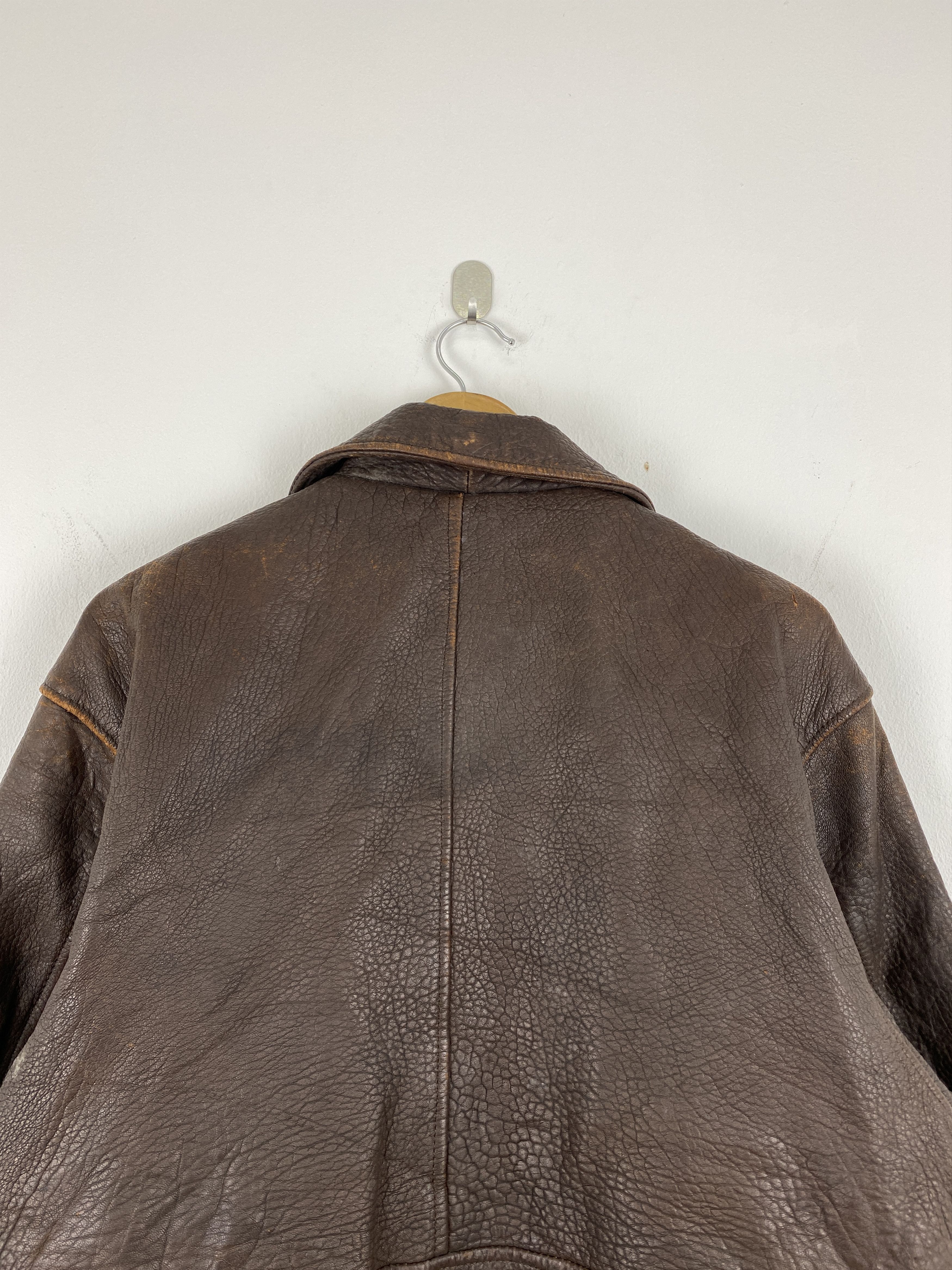 Japanese Brand Sub Urban Tokyo Leather Jacket Military Design JZ0002 Size US L / EU 52-54 / 3 - 5 Thumbnail