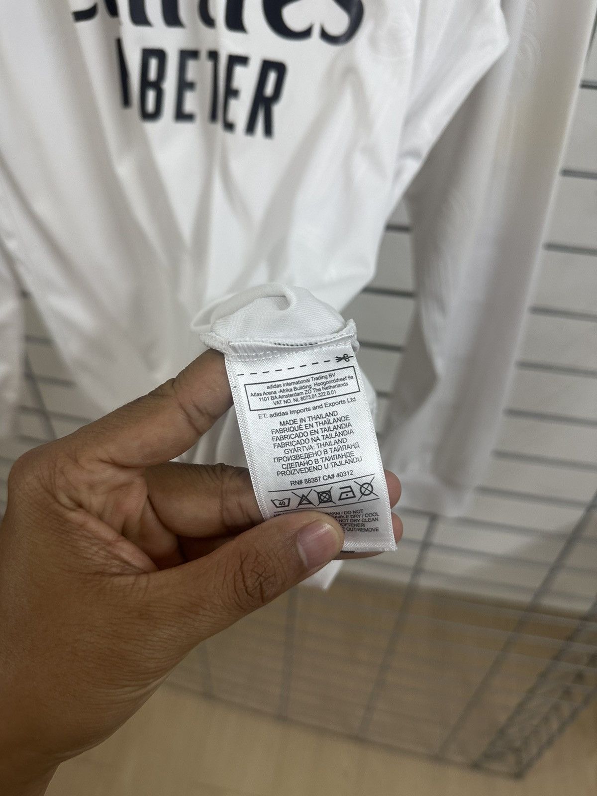 Adidas Adidas Real Madrid 22/23 Home Long Sleeve Jersey Size US XL / EU 56 / 4 - 12 Thumbnail