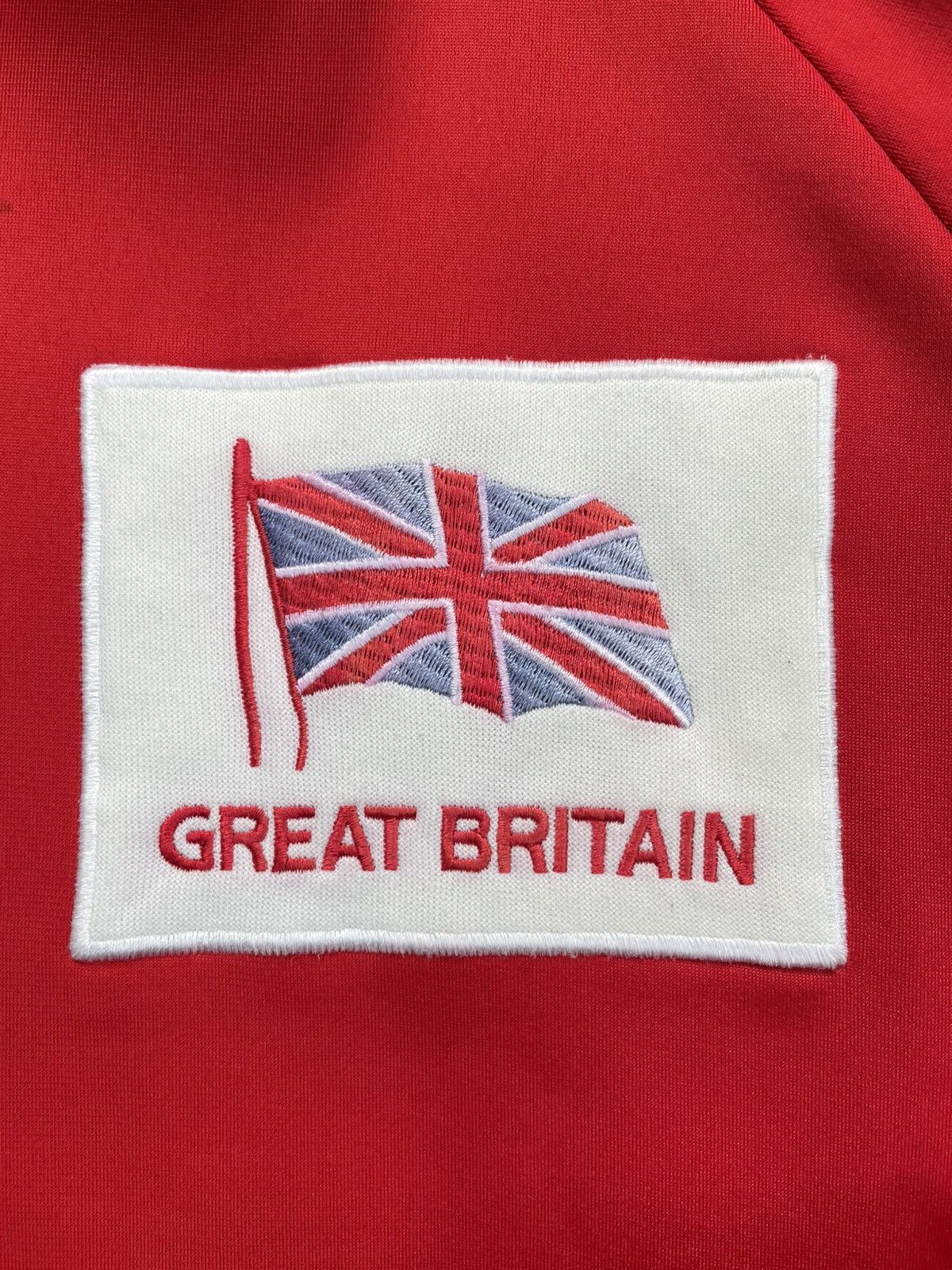 Adidas VINTAGE ADIDAS GREAT BRITAIN TRACKTOP Size US L / EU 52-54 / 3 - 4 Thumbnail