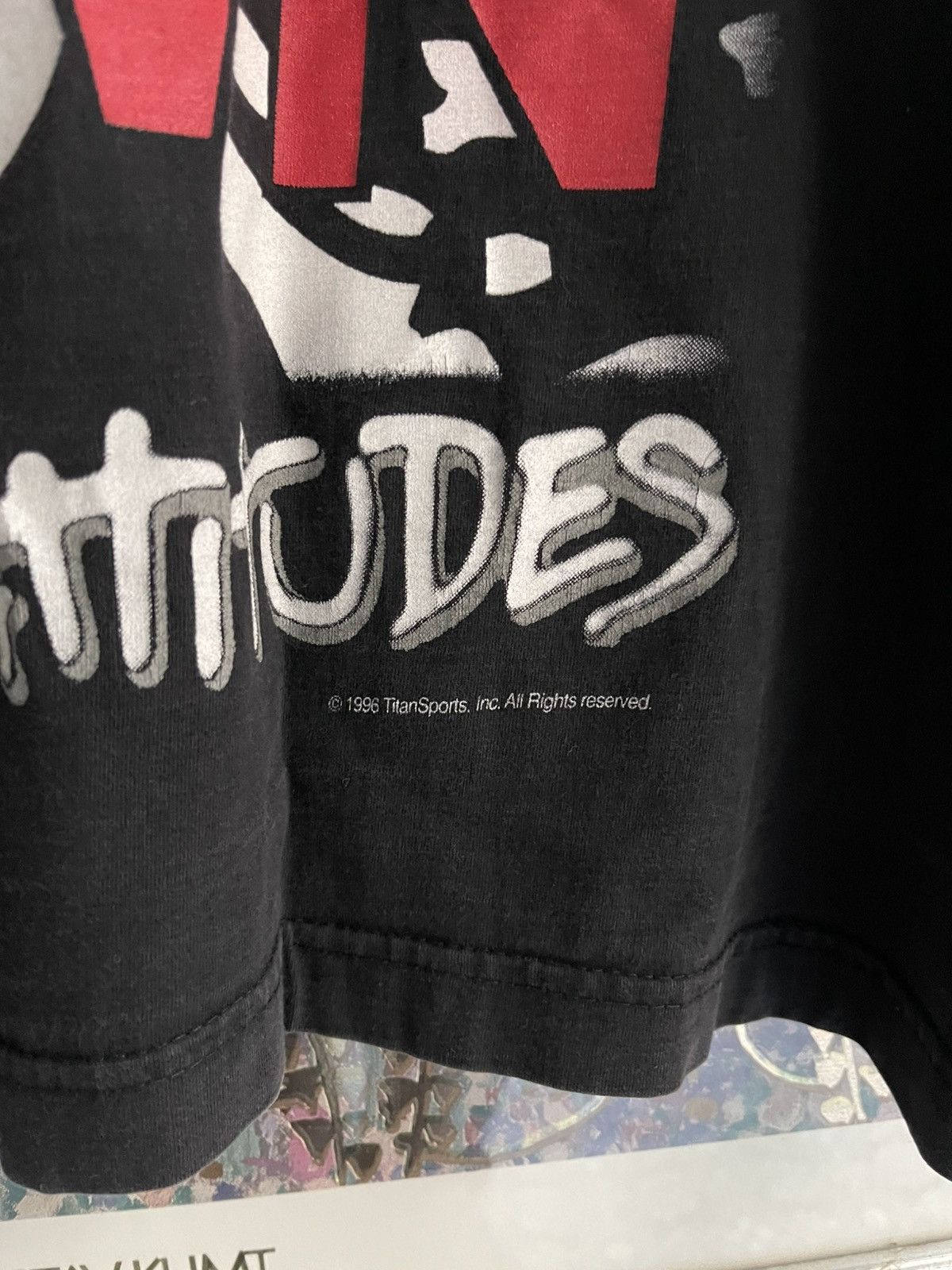 WWE Vintage 2 Dudes With Attitudes t shirt 1996 Diesel Shawn Size US XL / EU 56 / 4 - 3 Thumbnail