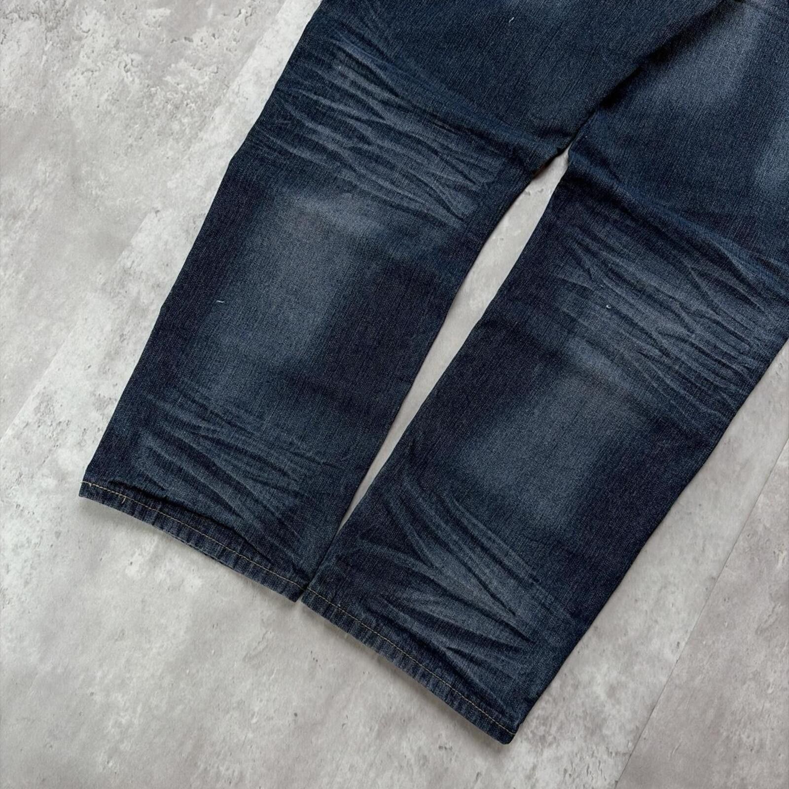 Other Y2K Dark Wash Fiend Grunge Camo Baggy Skater Denim Jeans Size US 40 / EU 56 - 4 Thumbnail