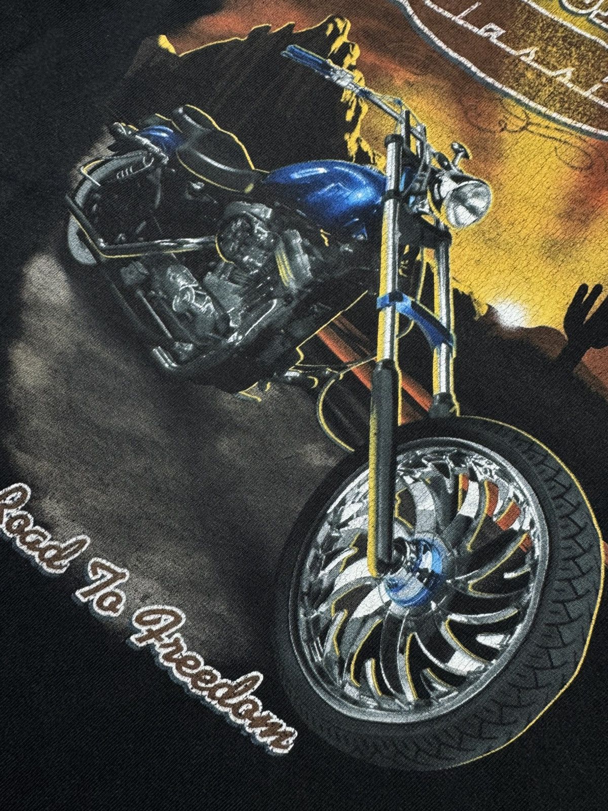 Vintage Vintage 90s American classic chopper graphic tee harley usa Size US L / EU 52-54 / 3 - 7 Thumbnail