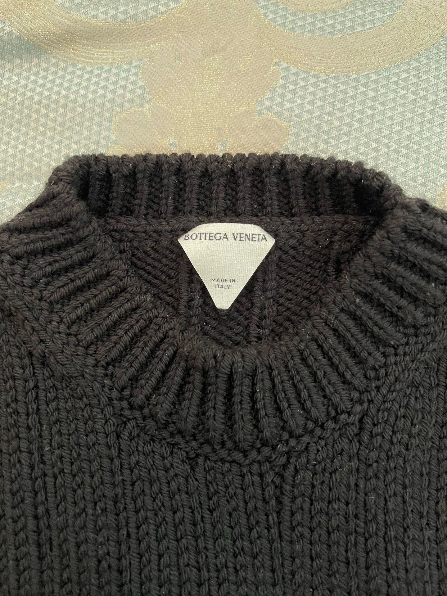 Bottega Veneta BV Latest 100% Wool Structured Knit Sweater M Size US M / EU 48-50 / 2 - 3 Thumbnail