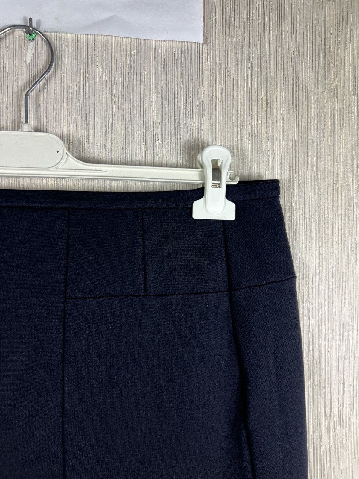 Jil Sander Jil Sander pencil navy skirt geometric avant garde casual Size 30" / US 8 / IT 44 - 9 Thumbnail