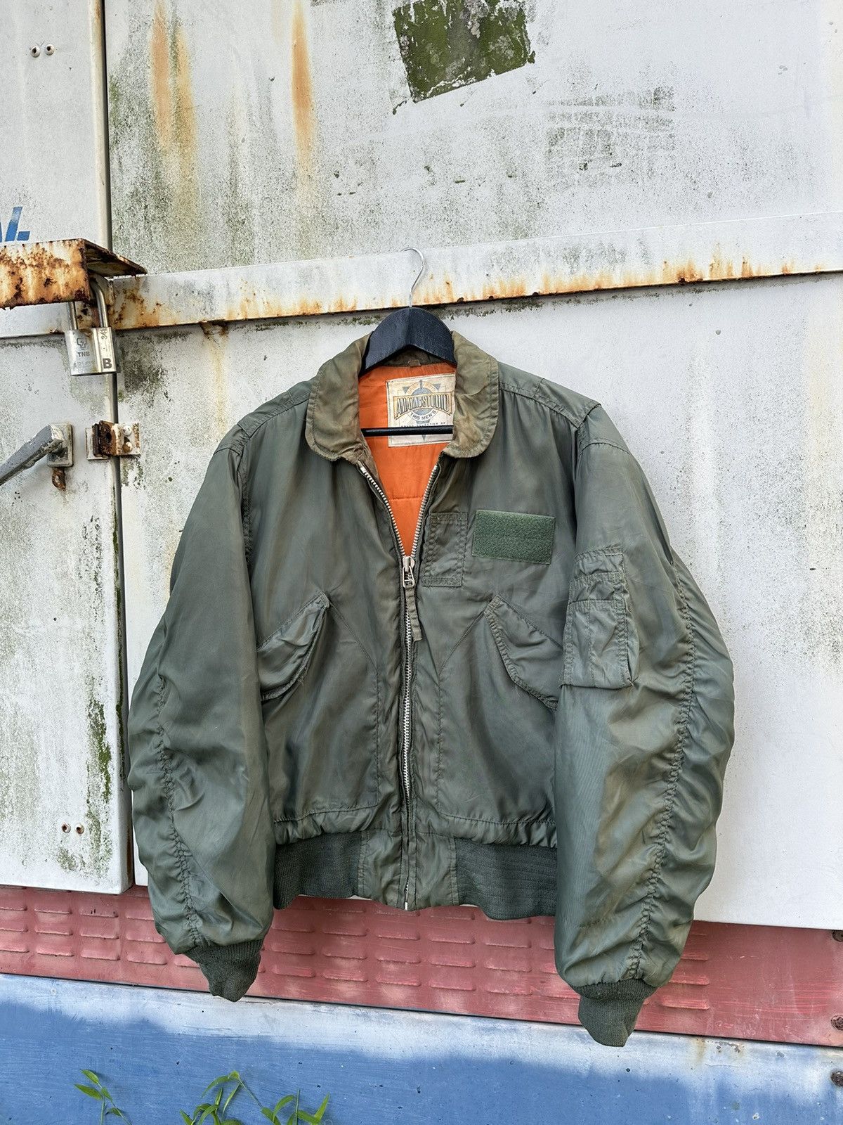 Vintage 🪖Vintage Faded MA-1 Man Intermediate Bomber Jacket Size US M / EU 48-50 / 2 - 1 Thumbnail