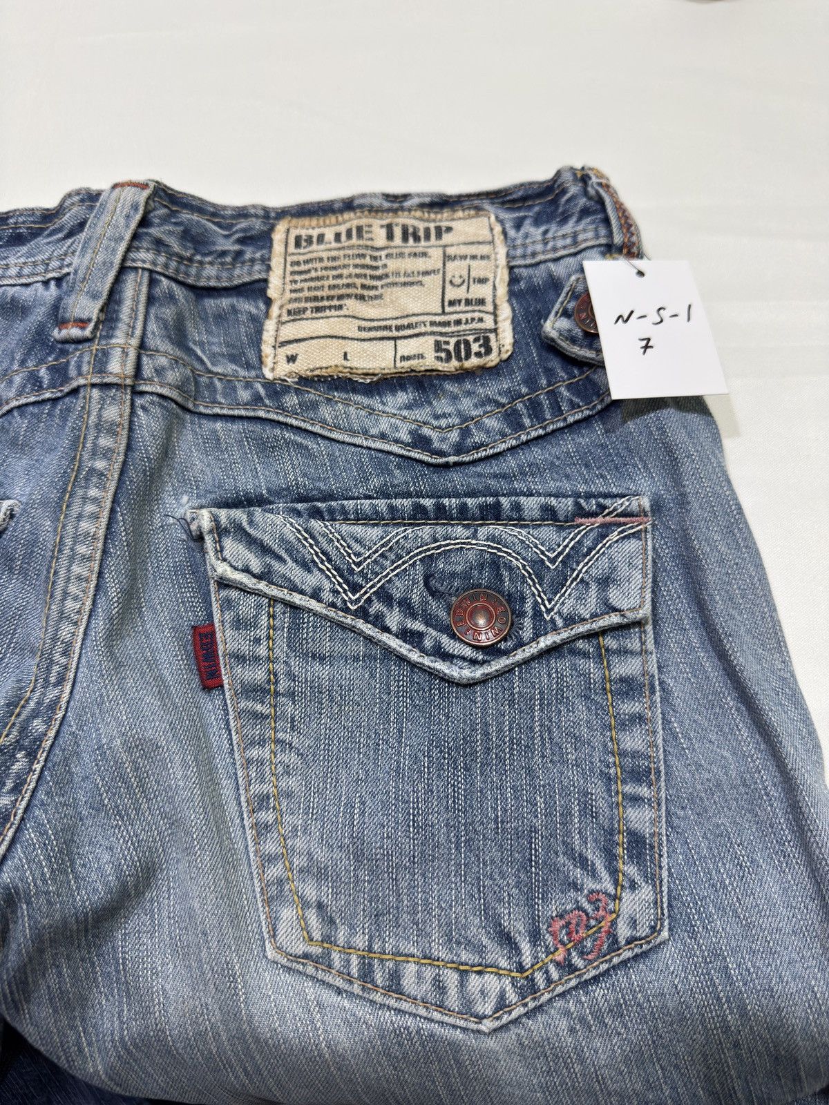 Edwin Japanese Brand X Edwin spiral flare jeans Size US 30 / EU 46 - 20 Thumbnail