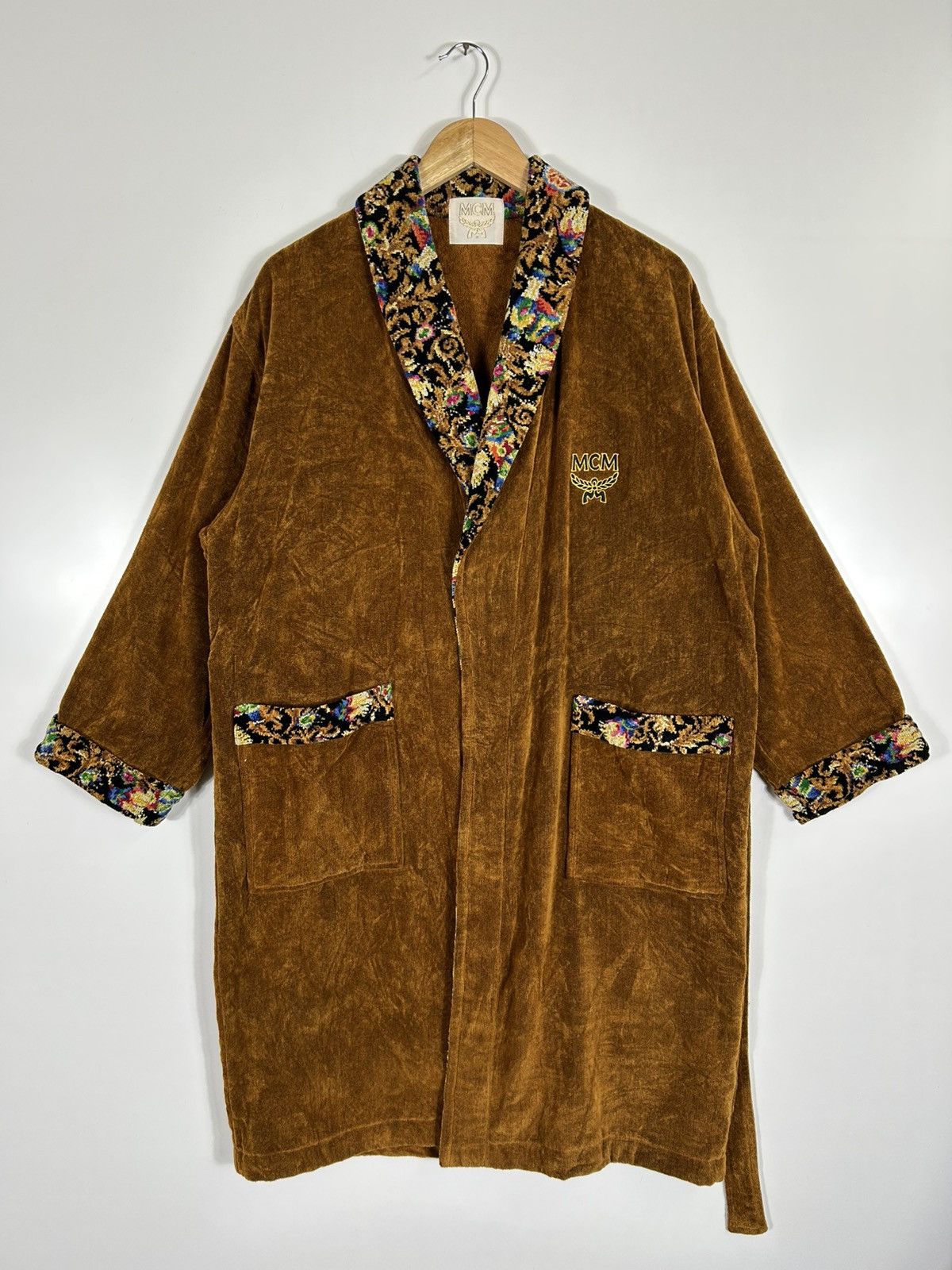 MCM 🔥MCM Tapestry Collar Monogram Unisex Bath Rob Jacket Size US L / EU 52-54 / 3 - 2 Thumbnail