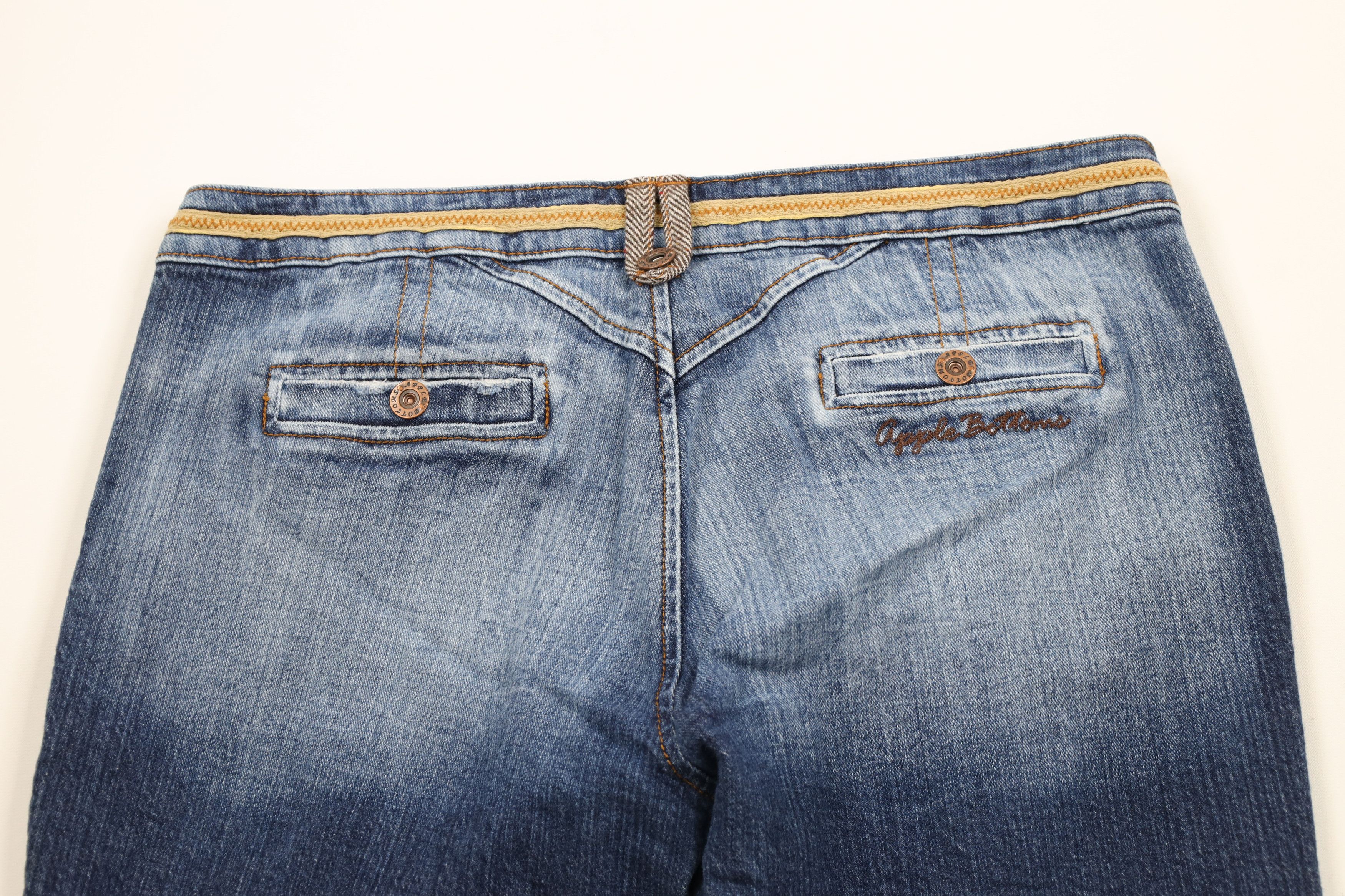 Vintage Vintage 90s Y2K Apple Bottoms Jeans Babydoll Capris Jeans Size 32" / US 10 / IT 46 - 13 Thumbnail