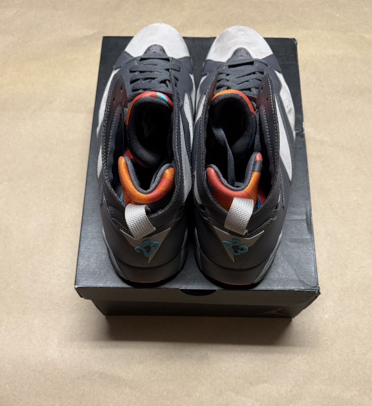 Jordan Brand Nike Air Jordan 7 VII Retro Barcelona Days Mens size 14! Size US 14 / EU 47 - 4 Thumbnail