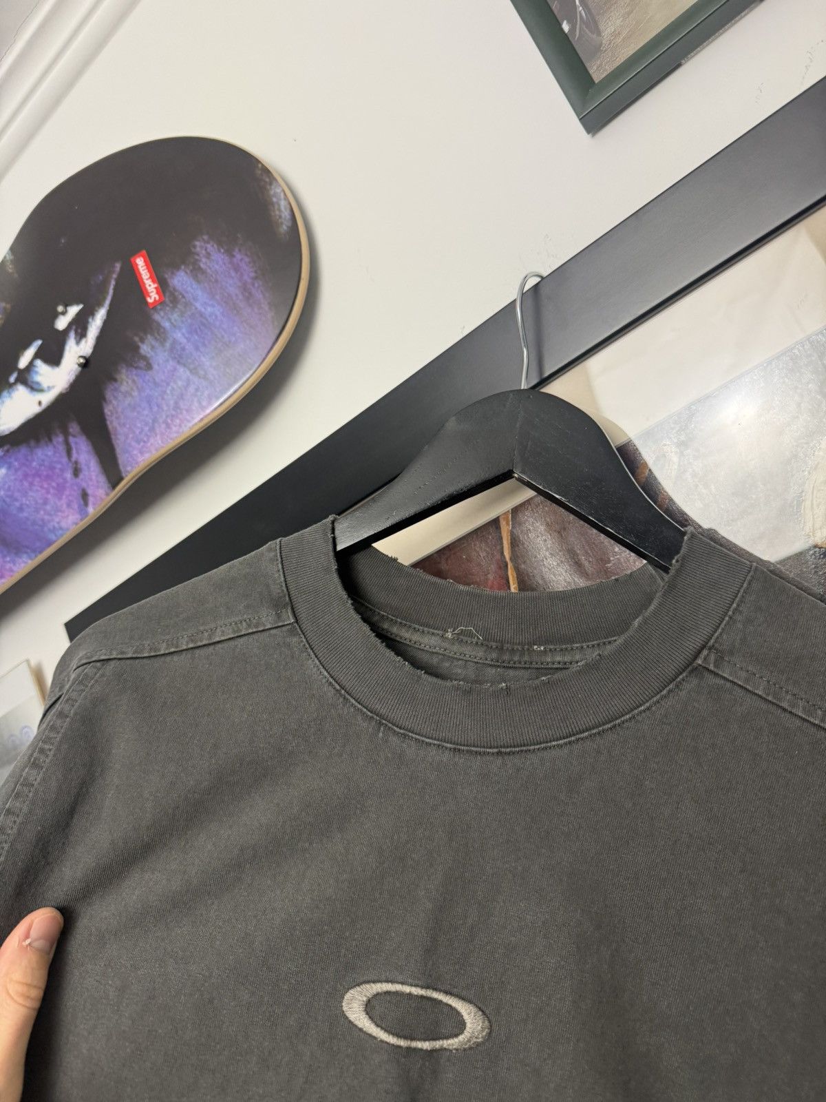Oakley Vintage Oakley 90s Tee Logo Graphic Washed Skate Center Logo Size US L / EU 52-54 / 3 - 5 Thumbnail