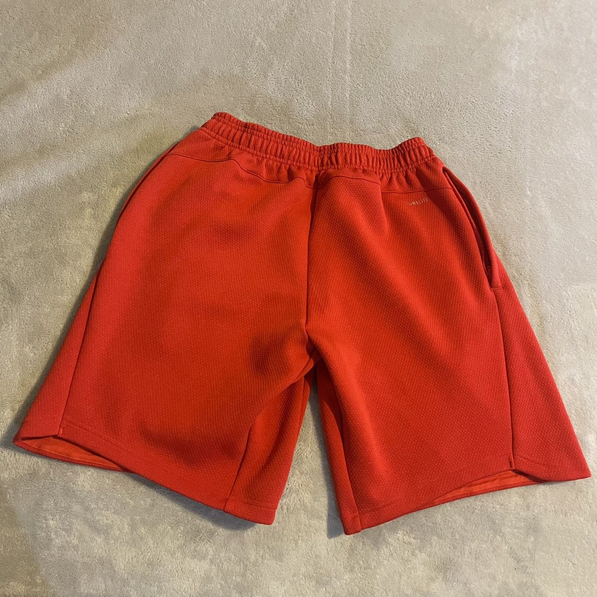 Adidas Adidas Shorts Men Medium Red Climalite Gym Workout Running Size US 28 / EU 44 - 2 Thumbnail