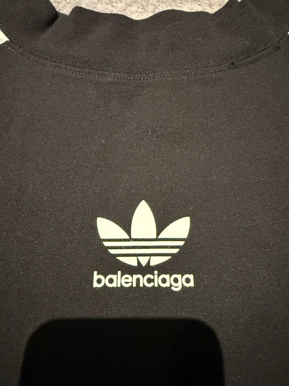 Adidas Balenciaga Balenciaga x Adidas 3 Stripe Longsleeve T Shirt Grailed