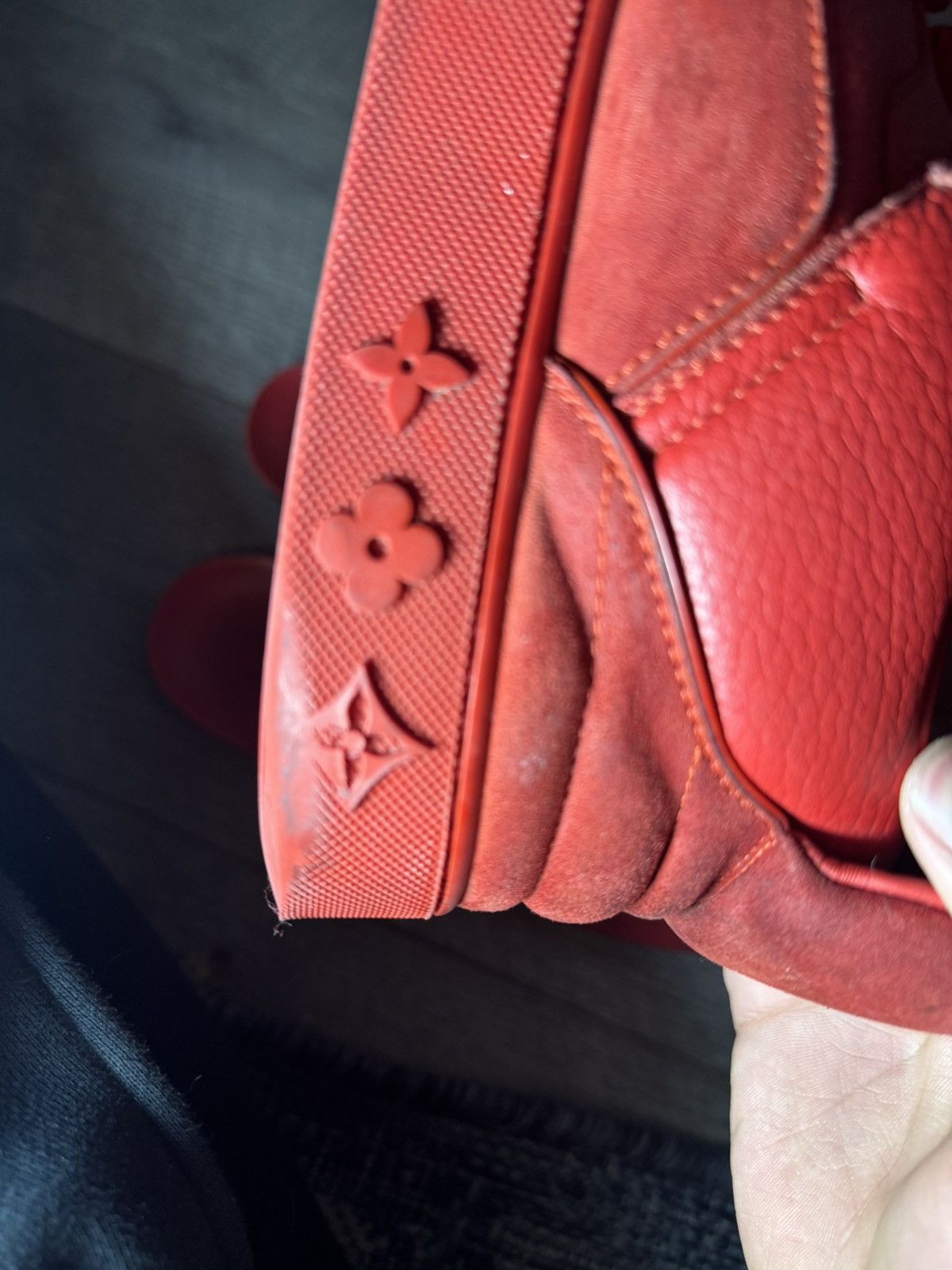 Kanye West × Louis Vuitton Used LV Louis Vuitton Kanye West Don Red Low U.S.: 8.5-9 Size US 7 / EU 40 - 6 Thumbnail