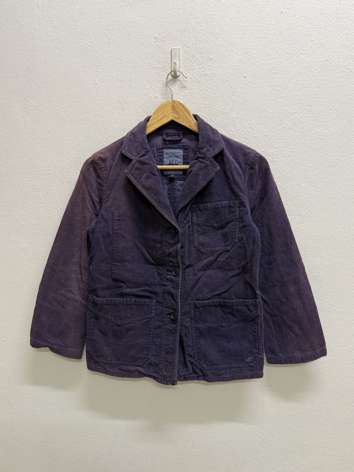 DKNY SUN FADED DKNY OPEN COLAR CUDROY COATS JACKET Size XS / US 0-2 / IT 36-38 - 21 Thumbnail