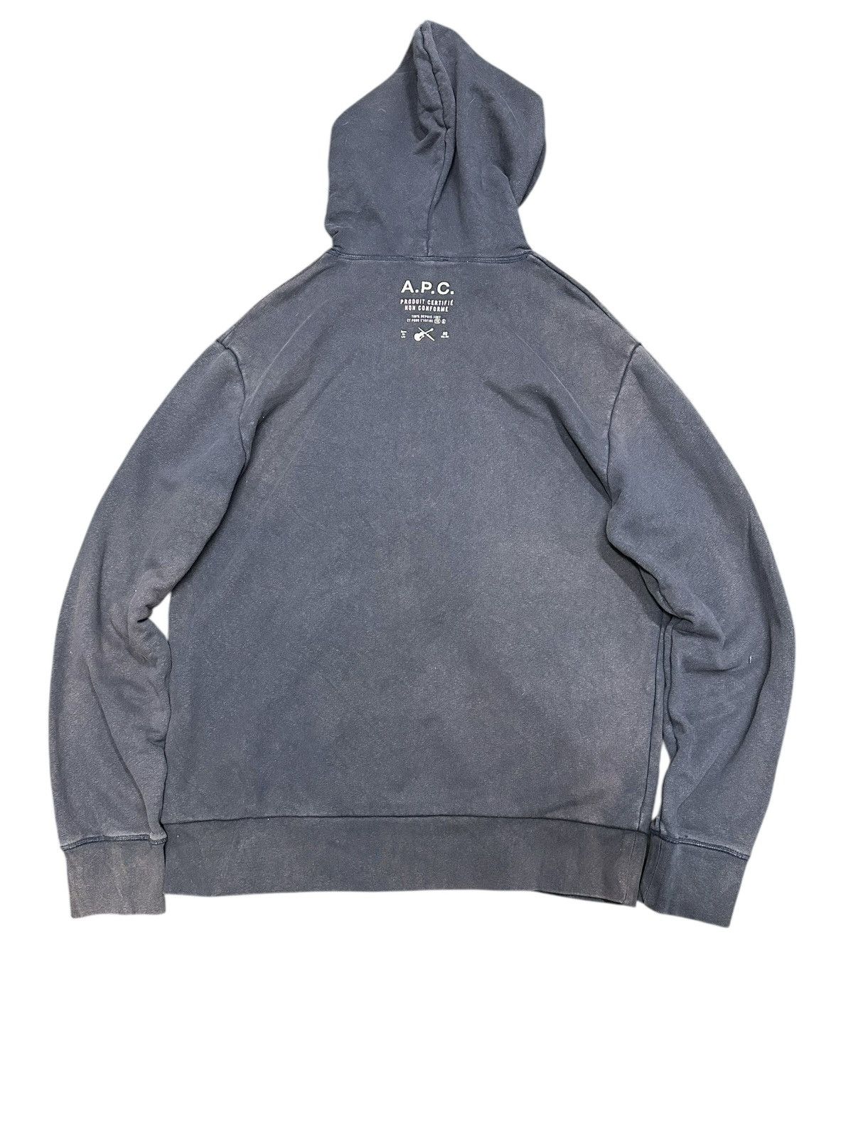A.P.C. A.P.C. Hoodie With Spell Out Size US L / EU 52-54 / 3 - 4 Thumbnail
