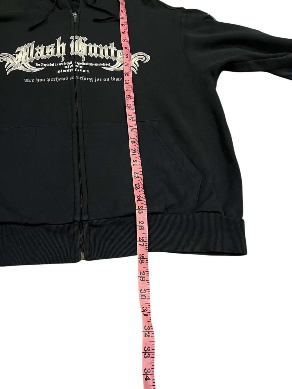 Japanese Brand Vintage flash hunter zipper hoodie Size US XXL / EU 58 / 5 - 13 Thumbnail