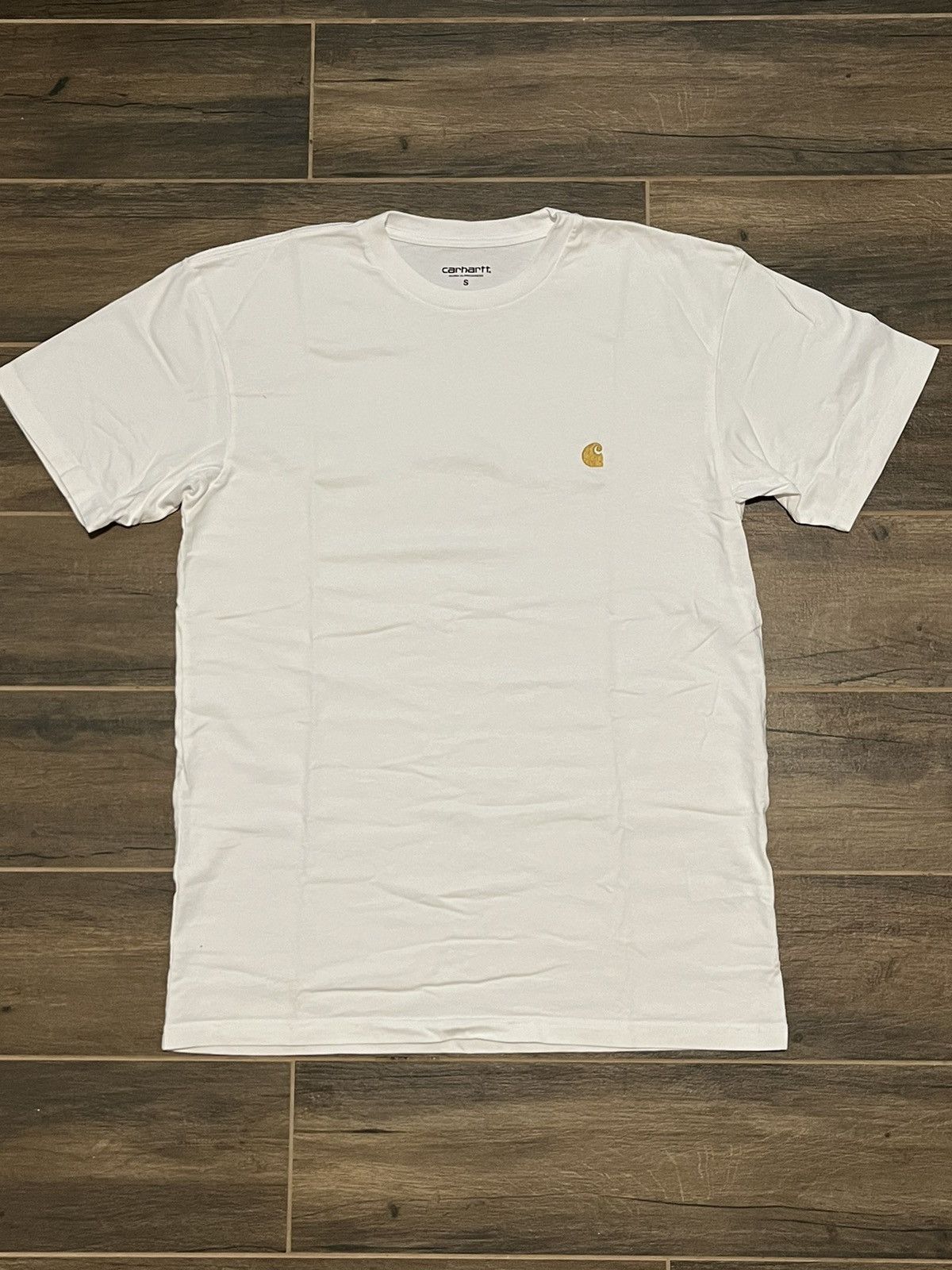 Carhartt × Japanese Brand × Vintage Carhartt Heavy Blank Loose Fit Heavy Work Tee Shirt Size US S / EU 44-46 / 1 - 1 Thumbnail
