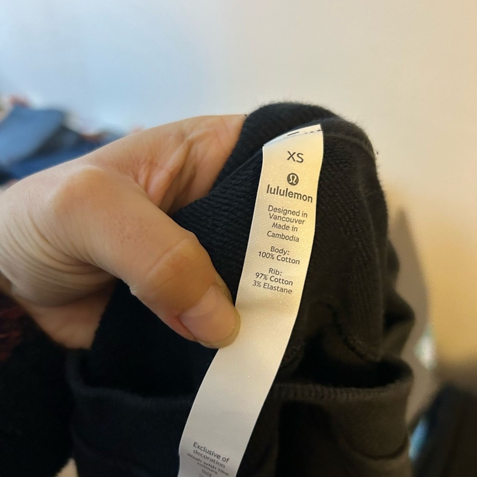 Lululemon Lululemon Men’s Black Crewneck Sweatshirt Size US XS / EU 42 / 0 - 3 Thumbnail