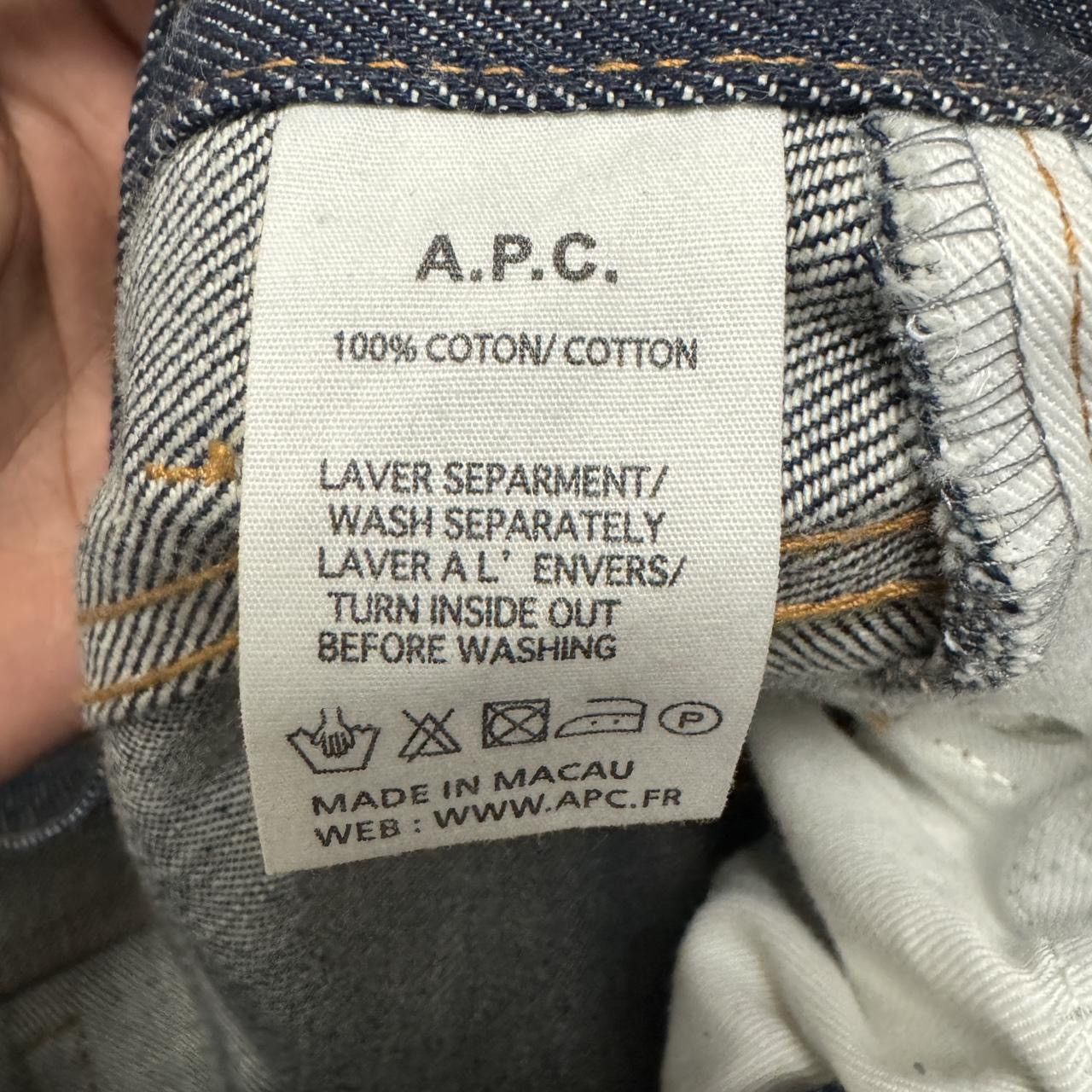 A.P.C. APC Petit New Standard Selvedge Denim Jeans Size 33 Size US 33 - 8 Thumbnail