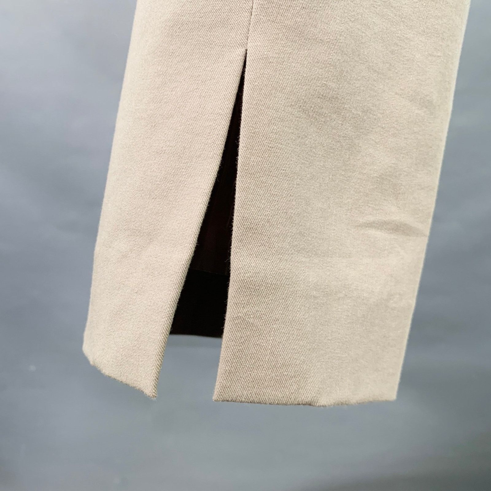 Other RIVAMONTI Size 2 Khaki Cotton Blend Narrow Leg Dress Pants Size 26" / US 2 / IT 38 - 5 Thumbnail
