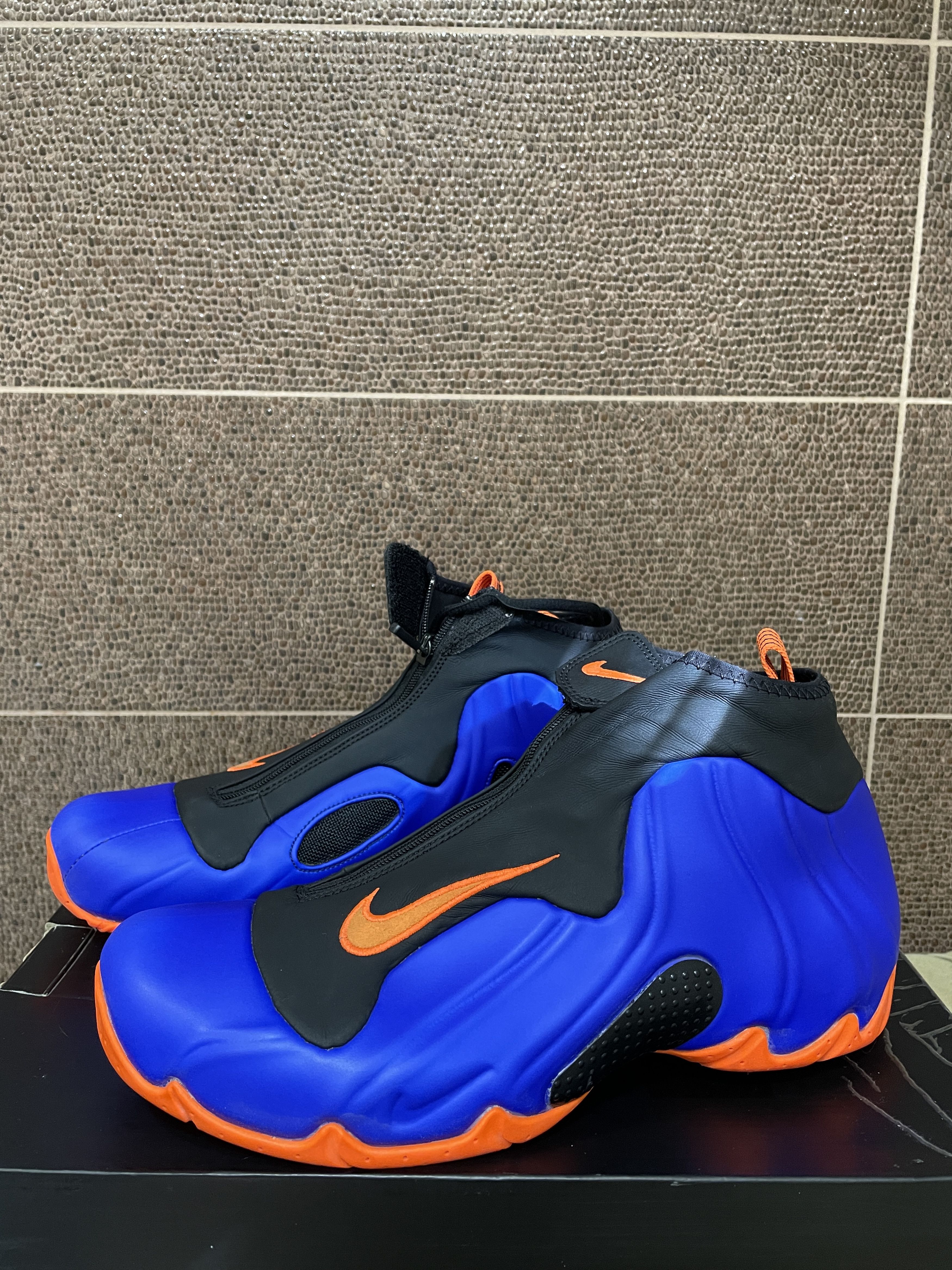 Nike Nike Air Flightposite Blue Zoom 1 Sneakers Jordan Shoes Max Size US 8 / EU 41 - 2 Thumbnail