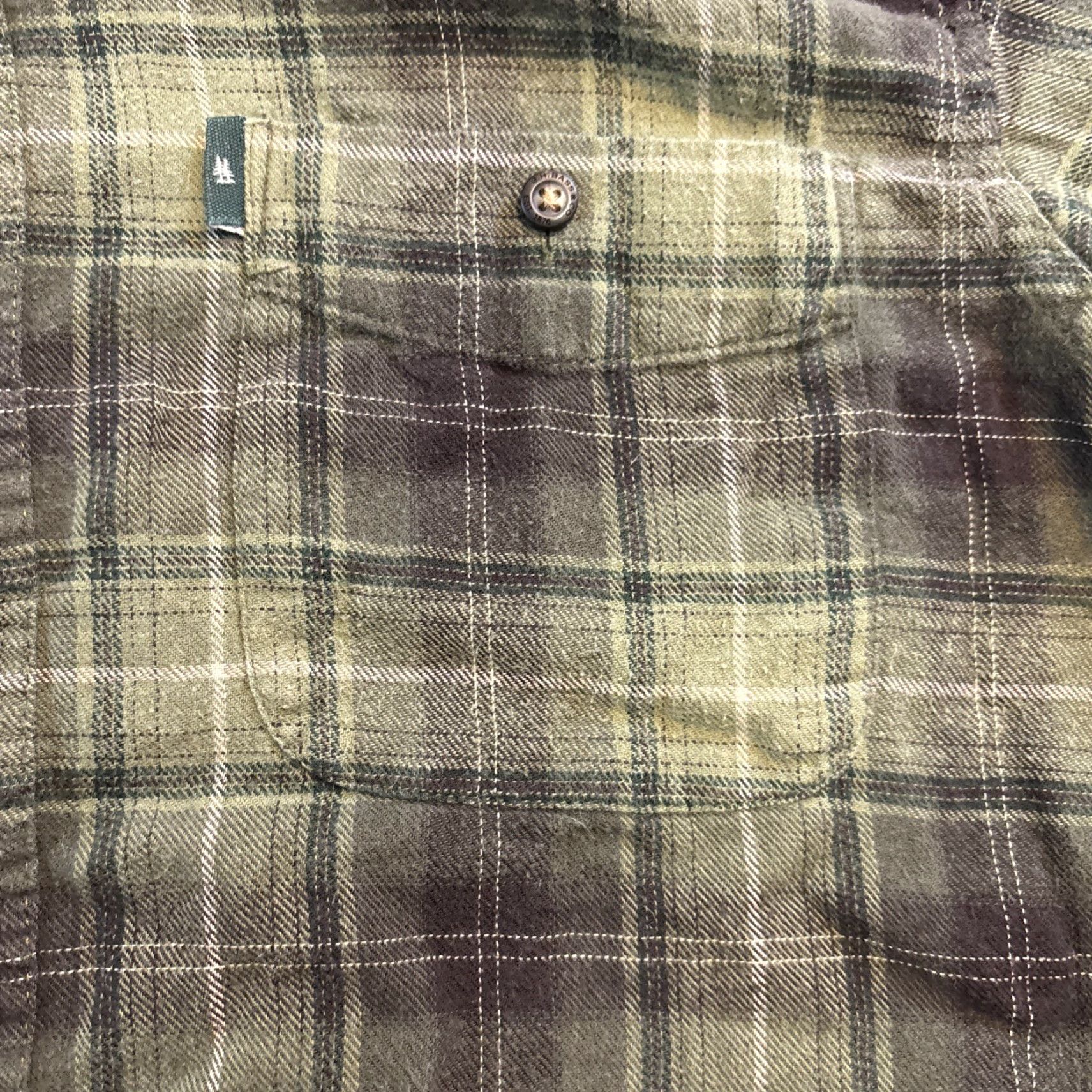 Vintage GH Bass Co Men’s M Chamois Flannel Green SOFT Plaid Button Down Collared Shirt Size US M / EU 48-50 / 2 - 4 Thumbnail