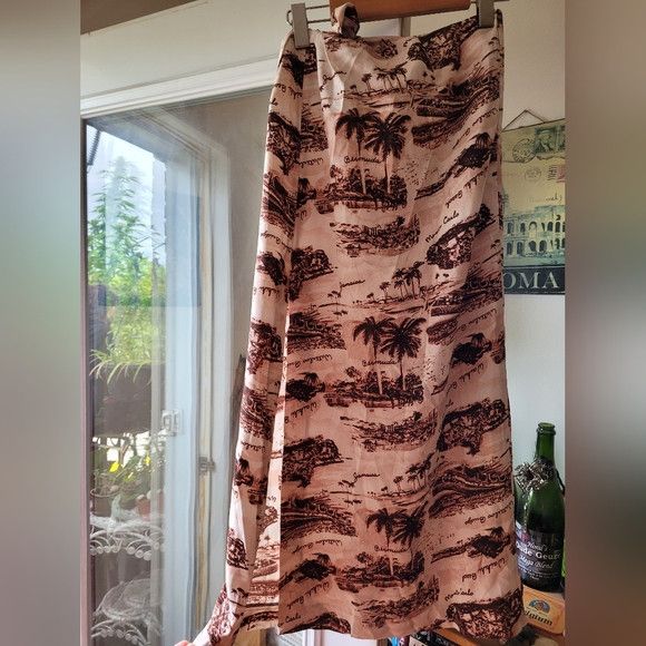 Other Coyotes de Paris NWT summer postcard maxi skirt size small Size 26" / US 2 / IT 38 - 3 Thumbnail