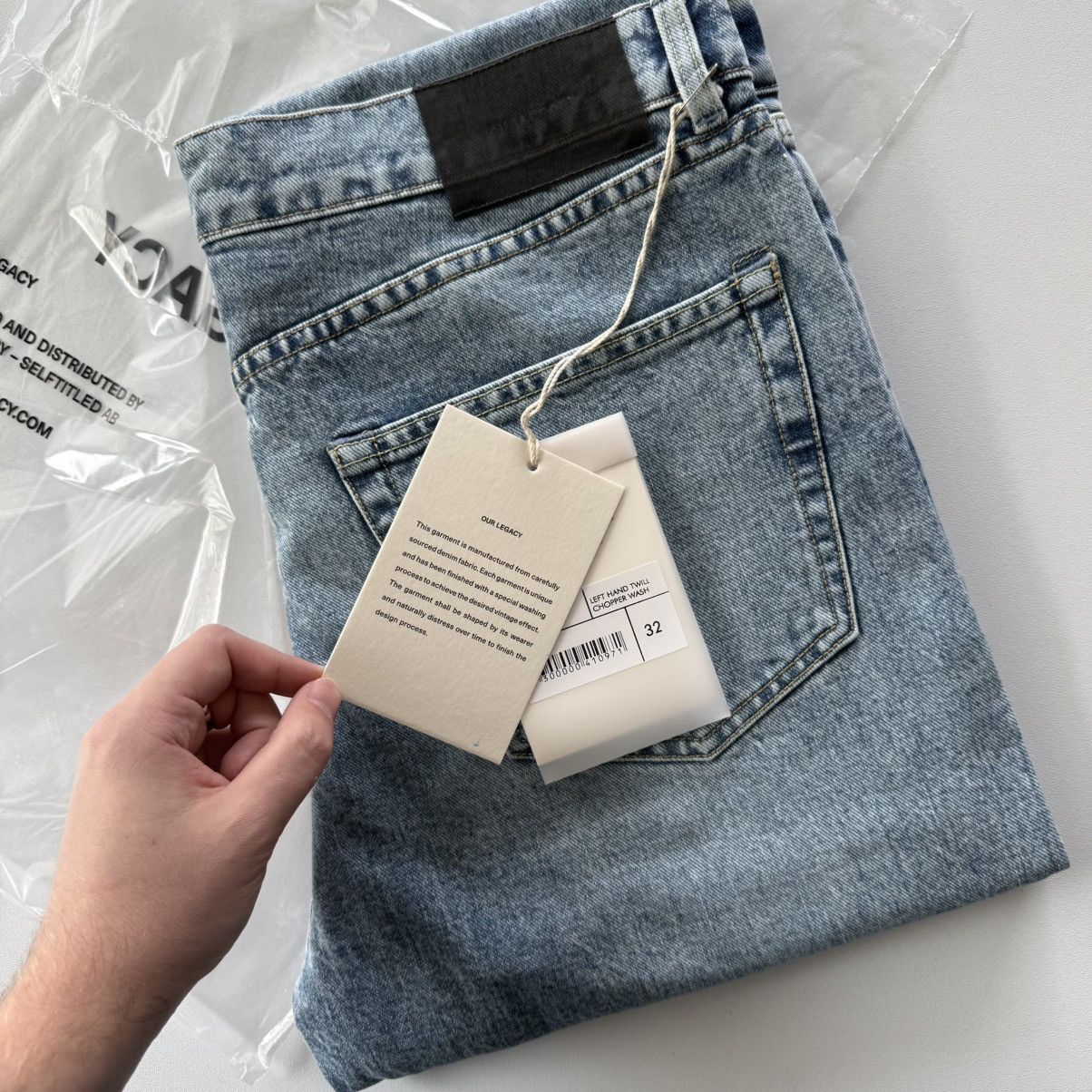 Our Legacy Our Legacy First Cut Left Hand Twill Chopper Wash Denim $480 Size US 32 / EU 48 - 12 Thumbnail