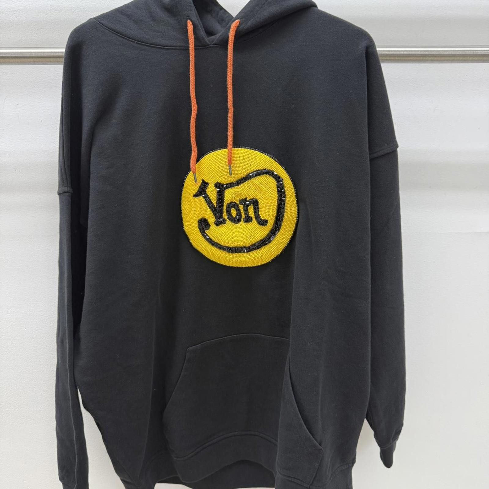 Von Dutch Von Dutch Paris Black Hoodie Beaded Logo – Size Large Size US L / EU 52-54 / 3 - 1 Thumbnail