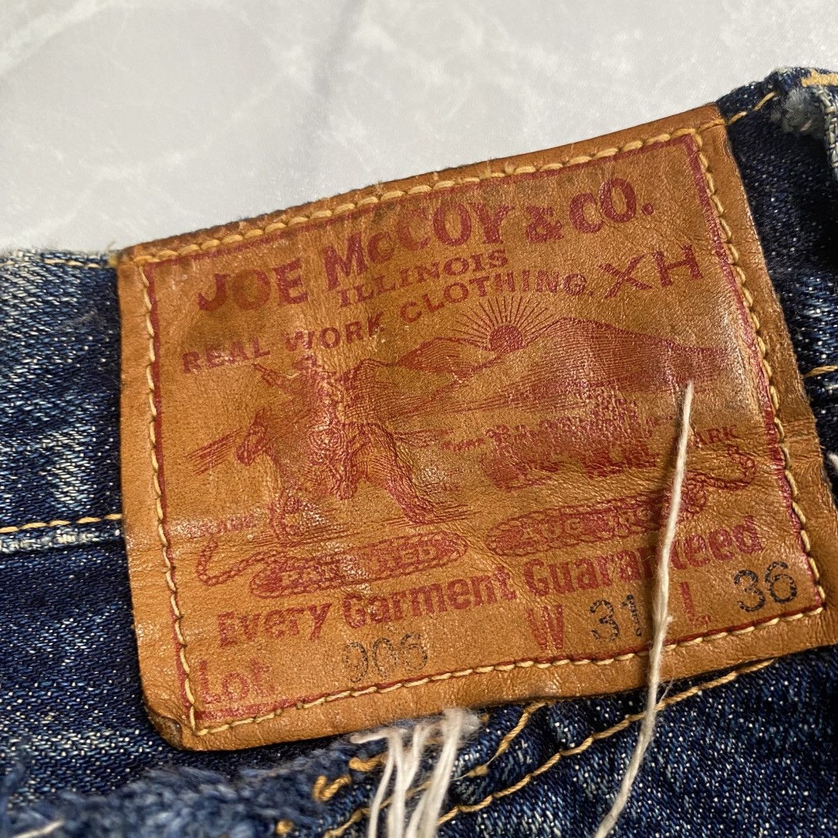 The Real McCoy's Rare Vintage Joe Mccoy Washed Selvedge Denim Size US 30 / EU 46 - 16 Thumbnail