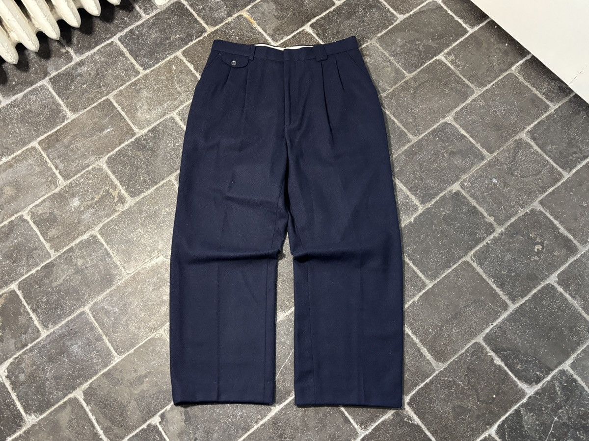 Japanese Brand Korean Designer Vintage ChaseCult Wool Trousers Double Pleat Size US 31 - 15 Thumbnail