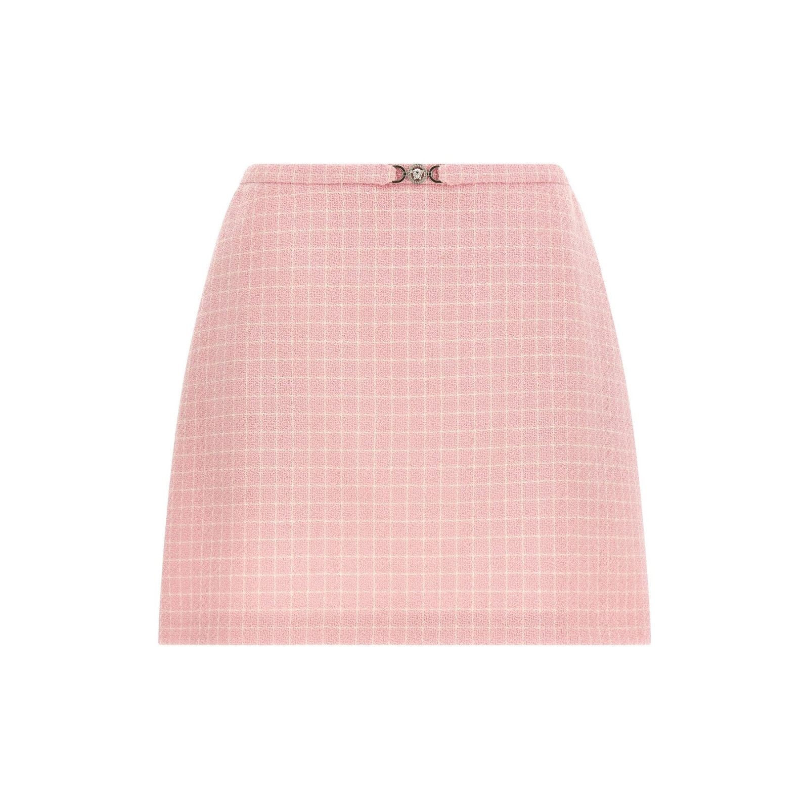 VERSACE Medusa 95 Pink Wool Skirt New & Authentic (Women's s
