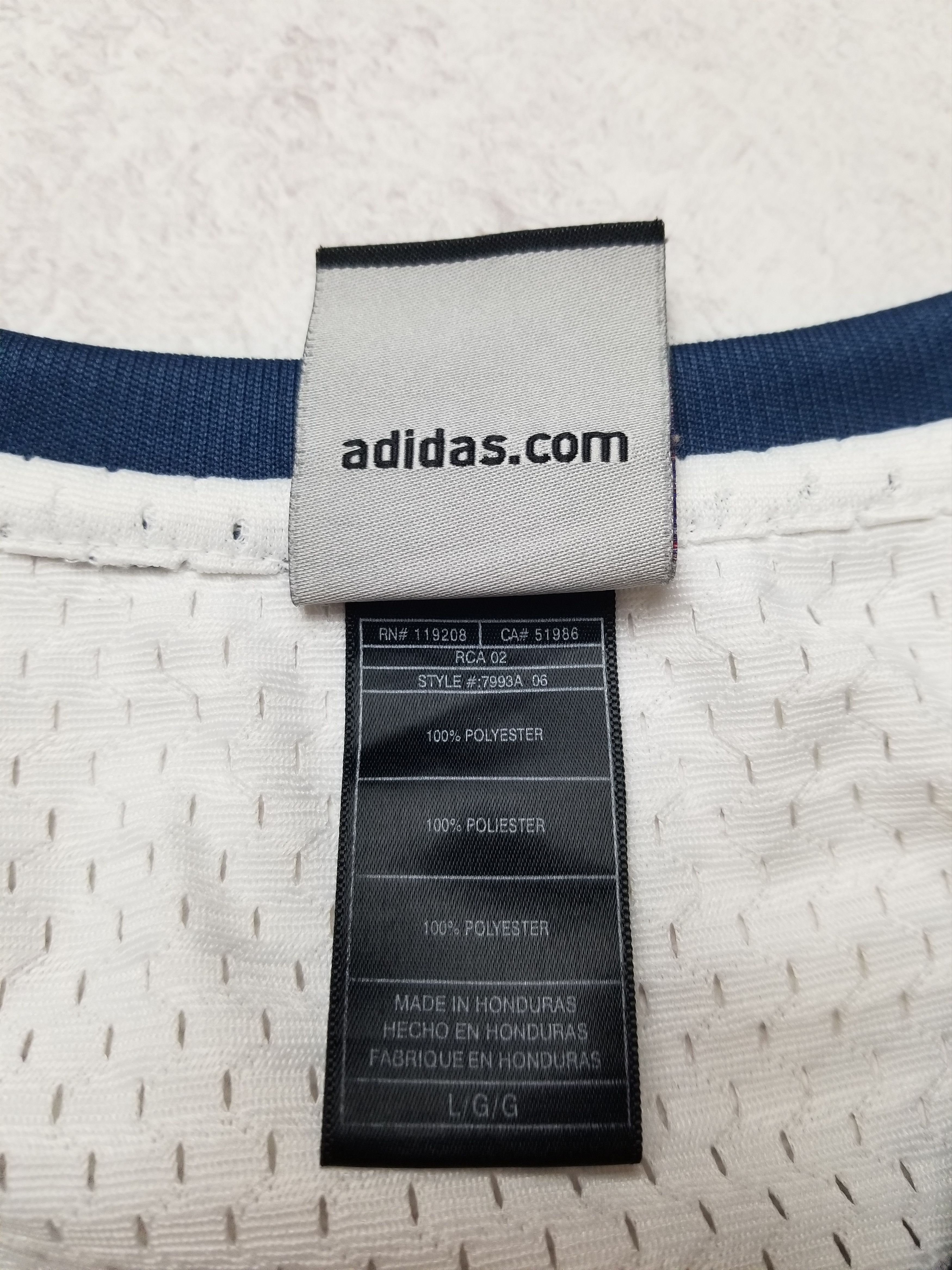 Adidas VTG Adidas Charlotte Bobcats #42 Sean May NBA Sewn Jersey Size US L / EU 52-54 / 3 - 8 Thumbnail