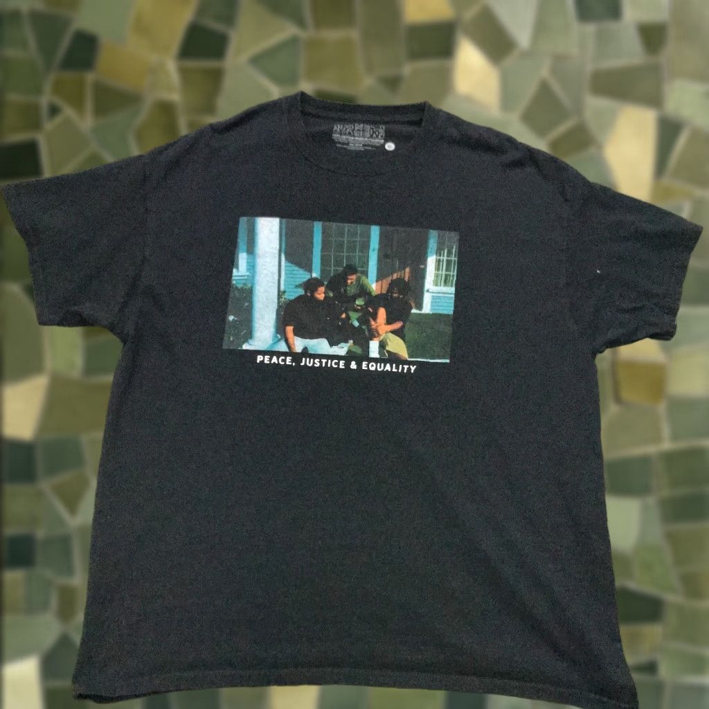 Vintage Boyz N The Hood Shirt Mens XL Black Peace, Justice & Equality Ice Cube Graphic T-Shirt Size US XL / EU 56 / 4 - 1 Thumbnail