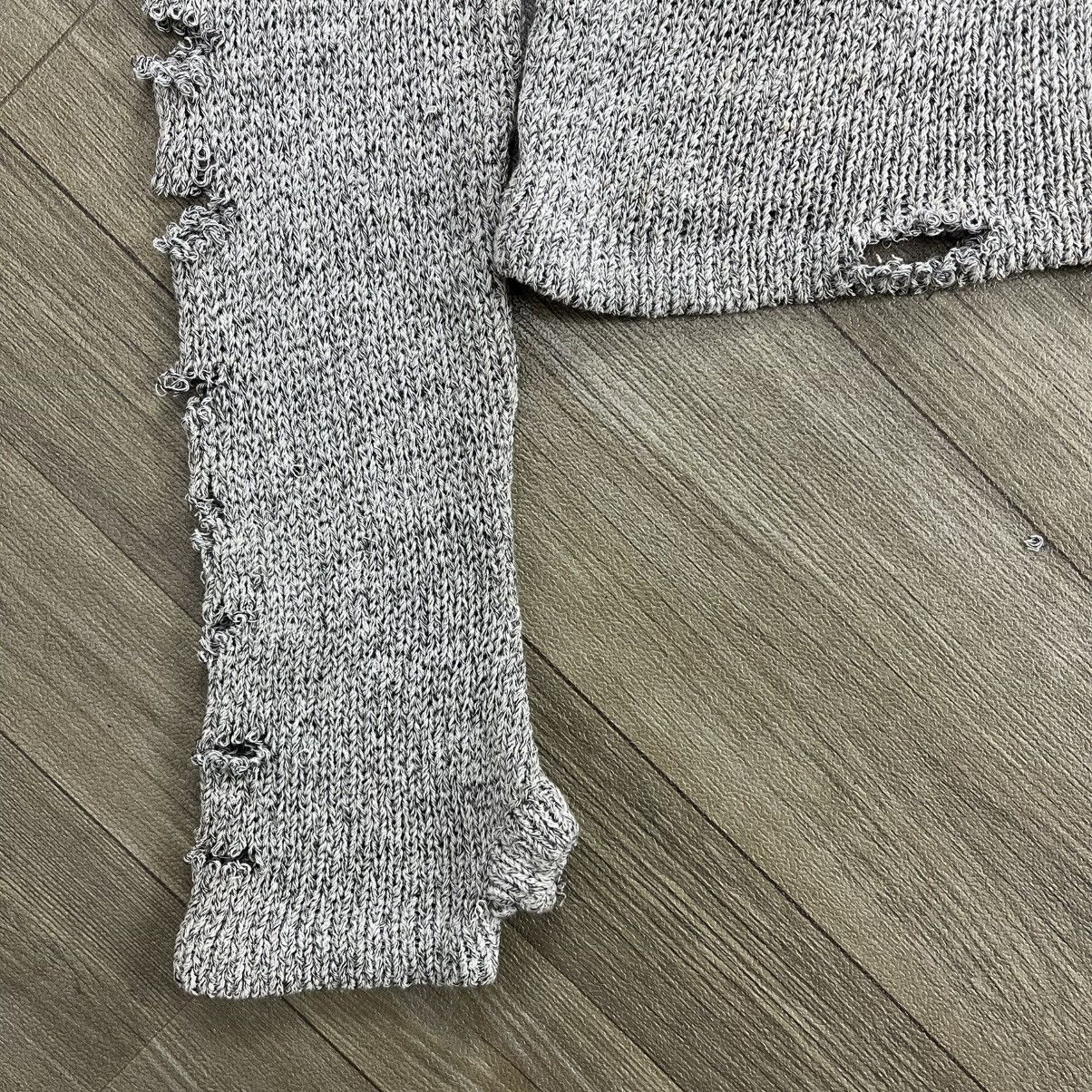 agnes b. Vintage Agnes b. Paris Distressed Knitted Balenciaga Style Size US S / EU 44-46 / 1 - 11 Thumbnail