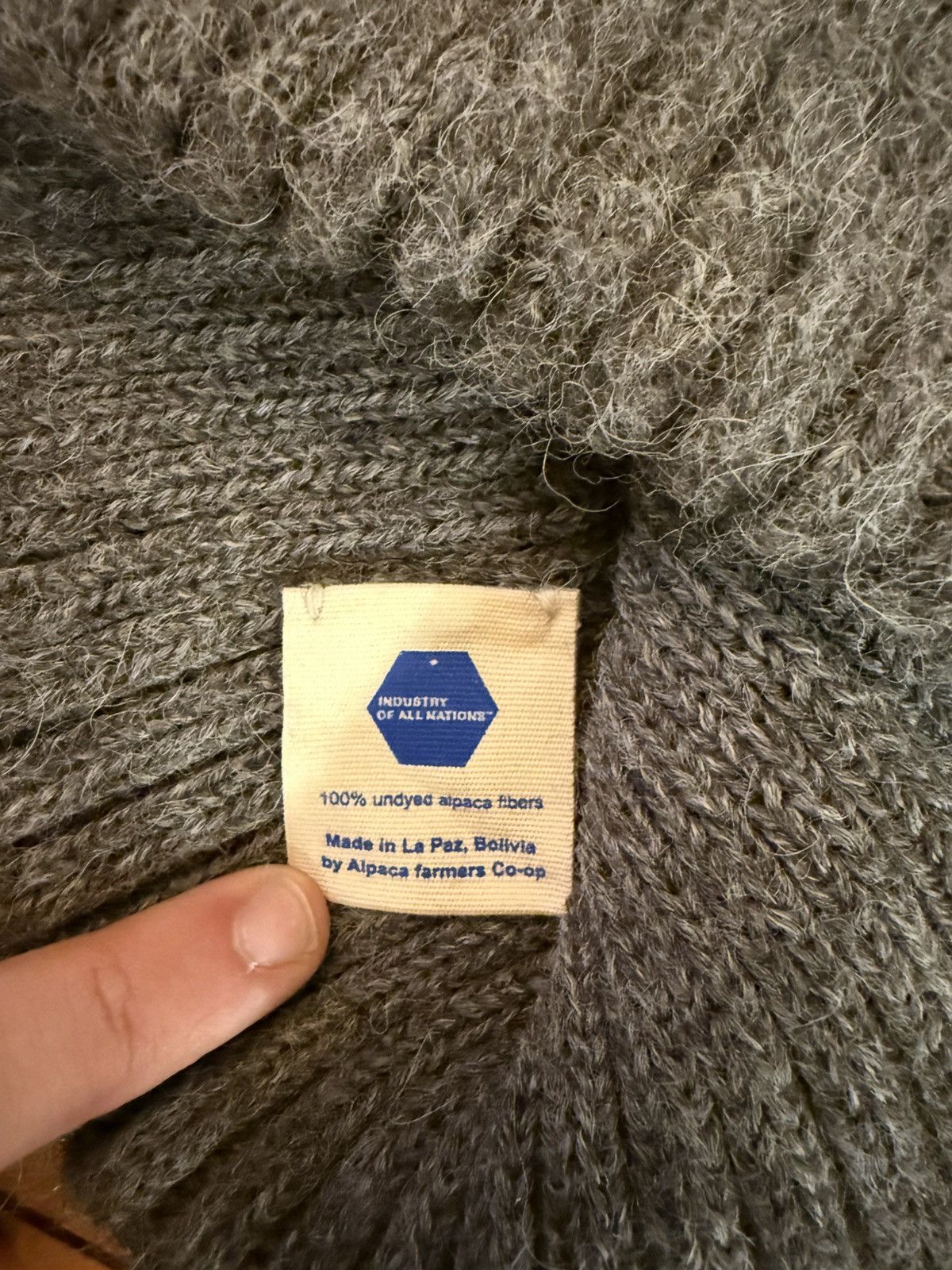 Industry of All Nations Industry of All Nations Alpaca Beanie Size ONE SIZE - 2 Thumbnail